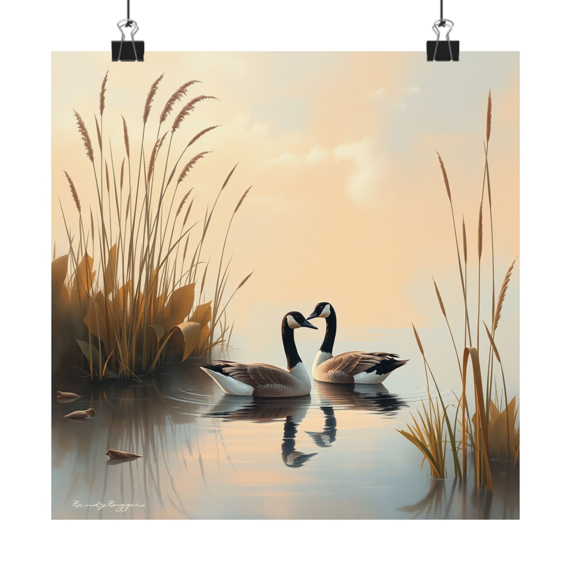 Canadian Geese Natural Sanctuary Print