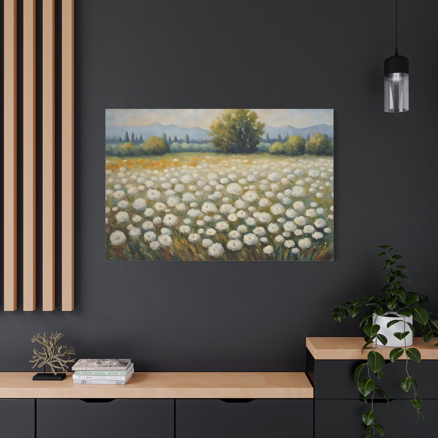 Field of Wildflowers Impressionist Print