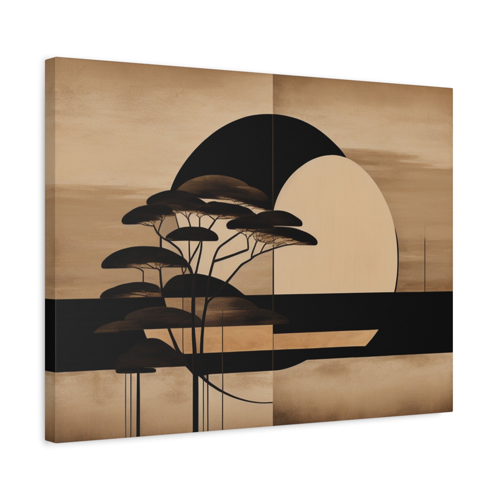 Abstract Japanese Matte Canvas Print