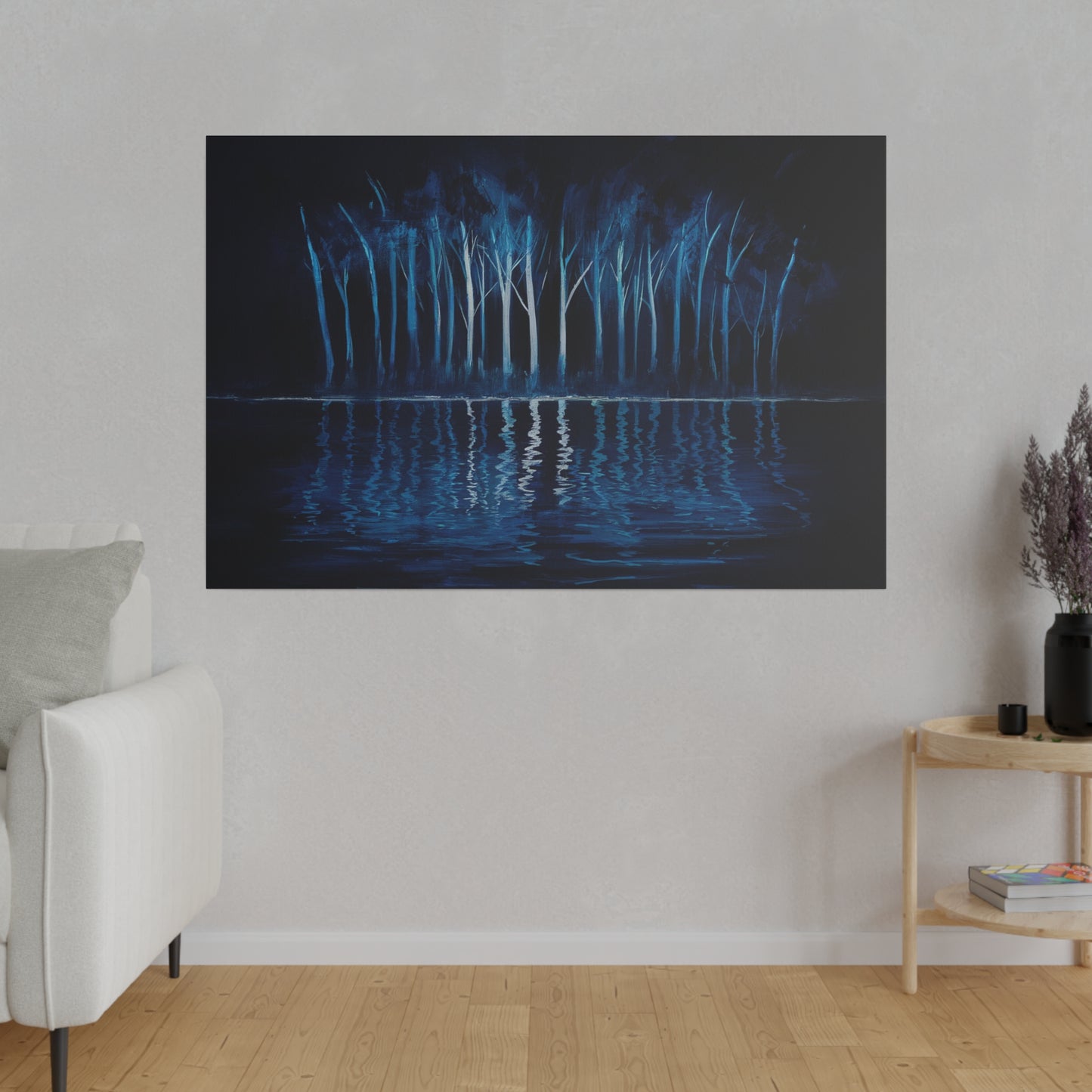 Tranquil Night Scene Canvas Print