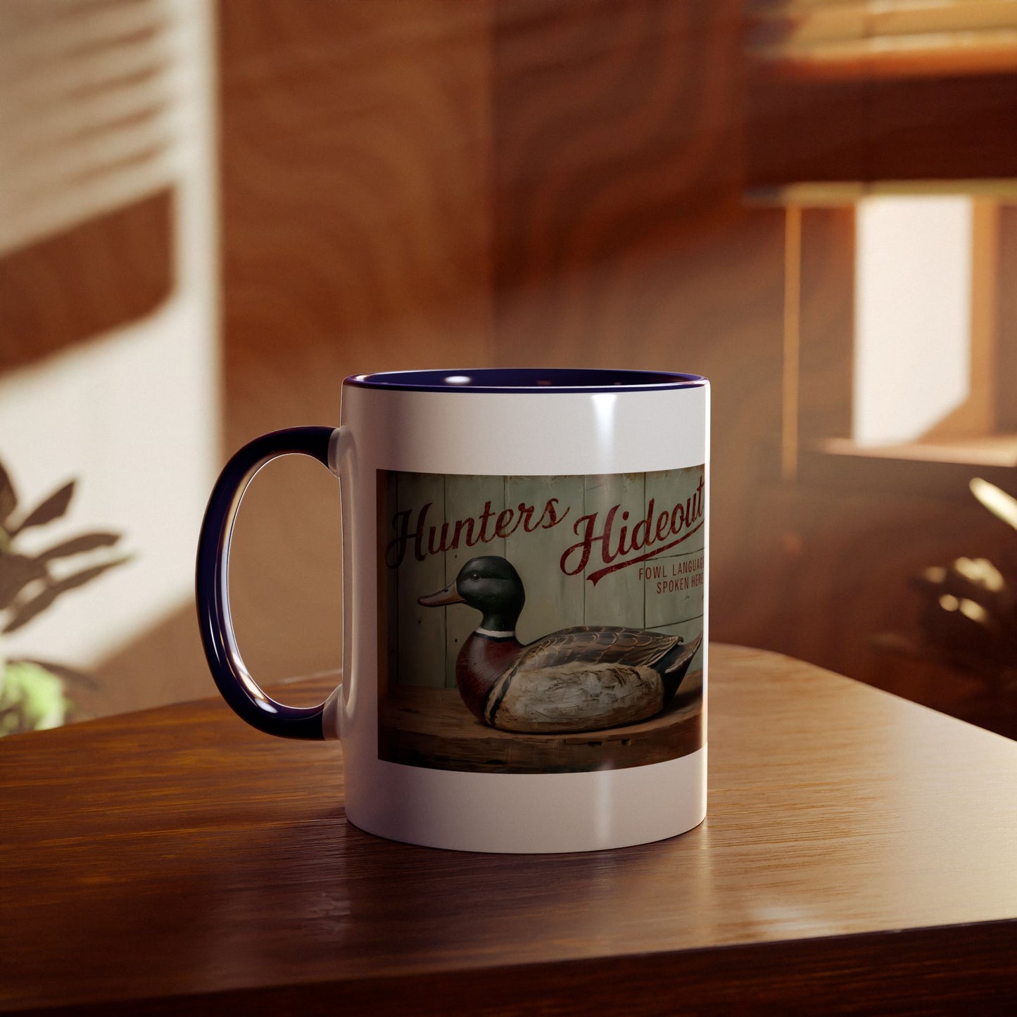 Hunters Hideout Two-Tone Coffee Mug, 11oz