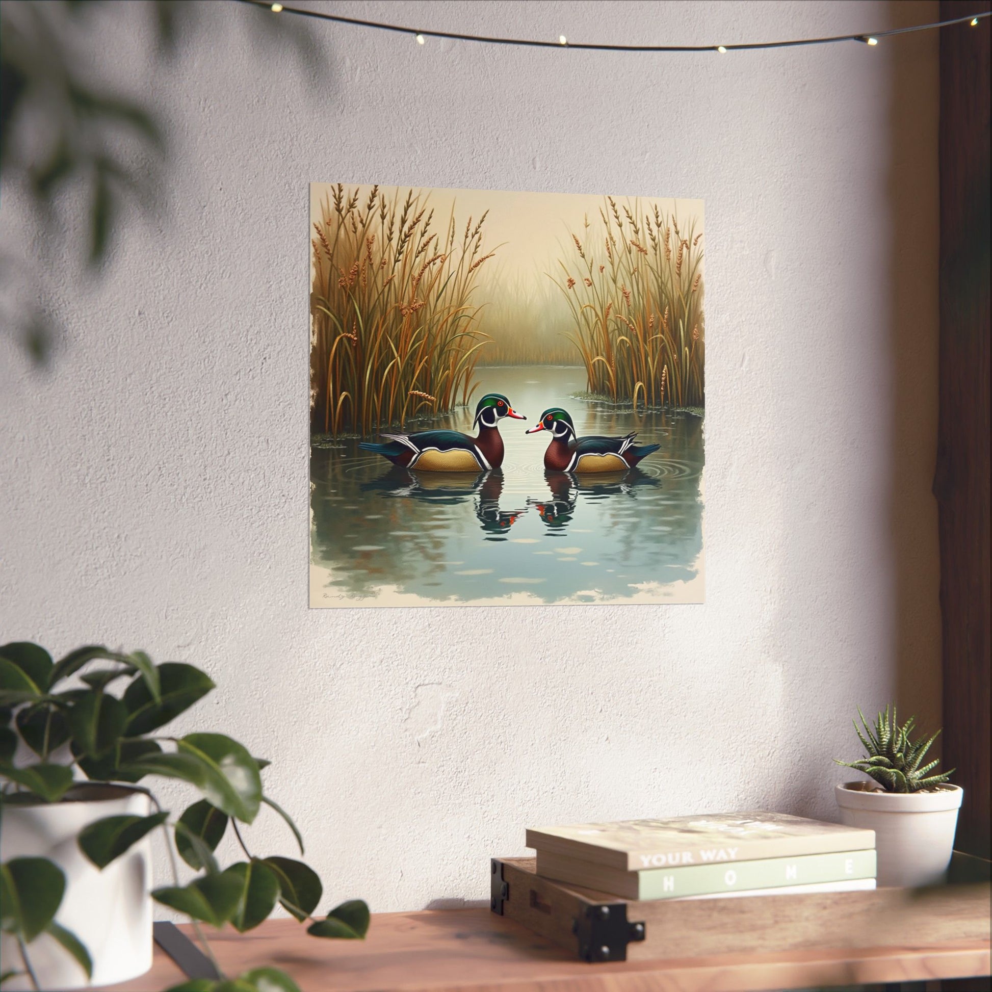 An Afternoon Refuge Wood Ducks Print