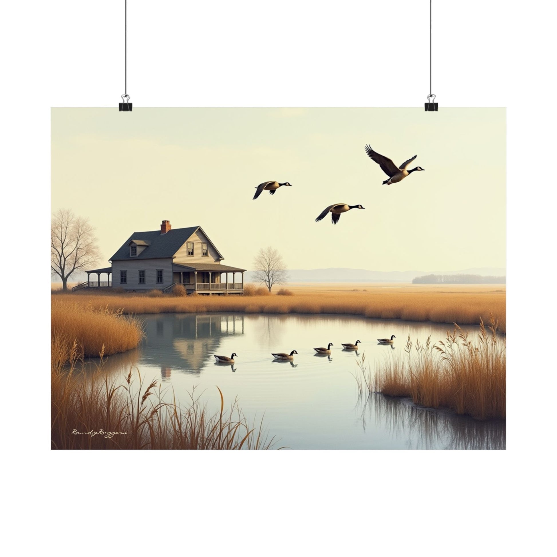 Homestead Haven Canadian Geese Print