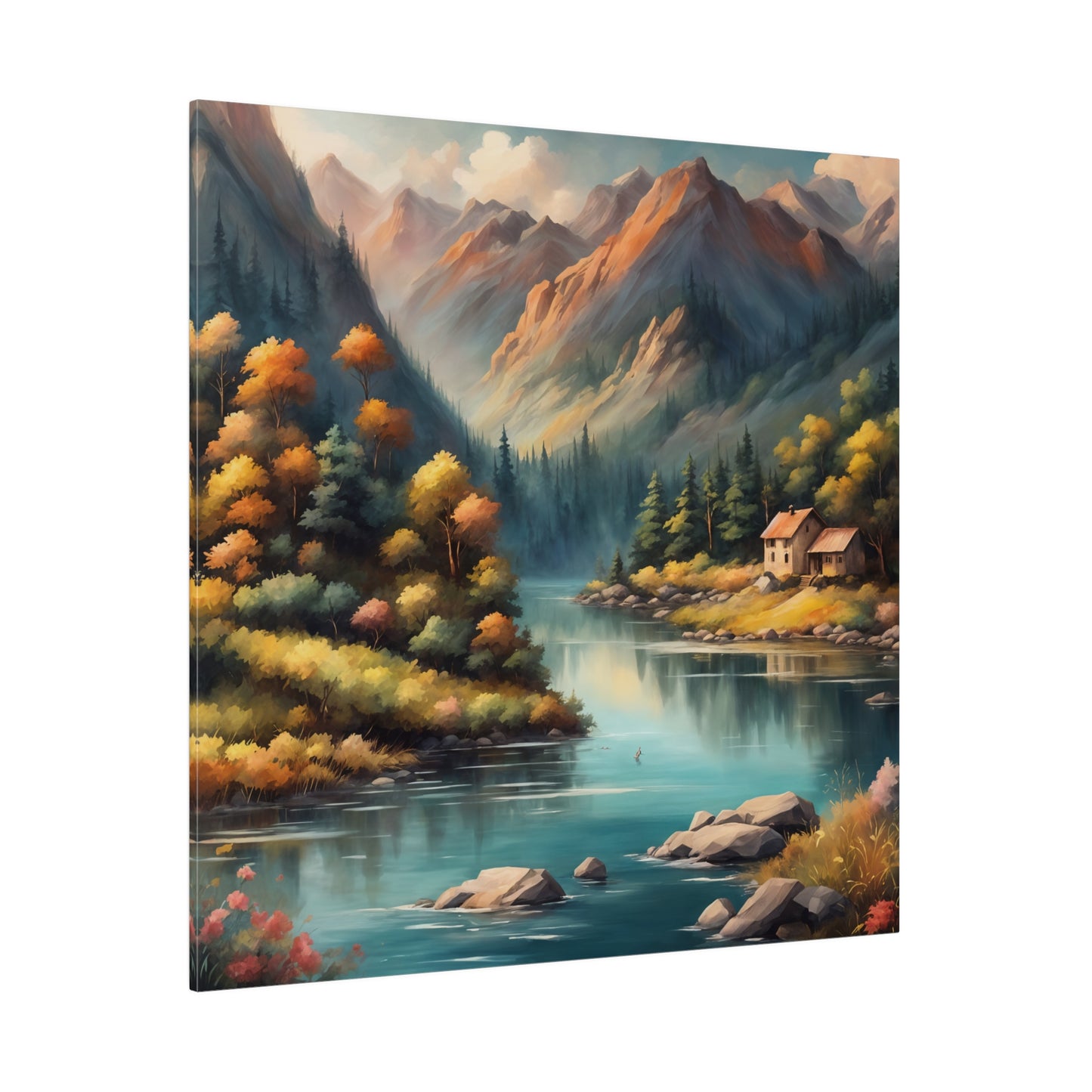 Nature Inspired Motif Canvas Print