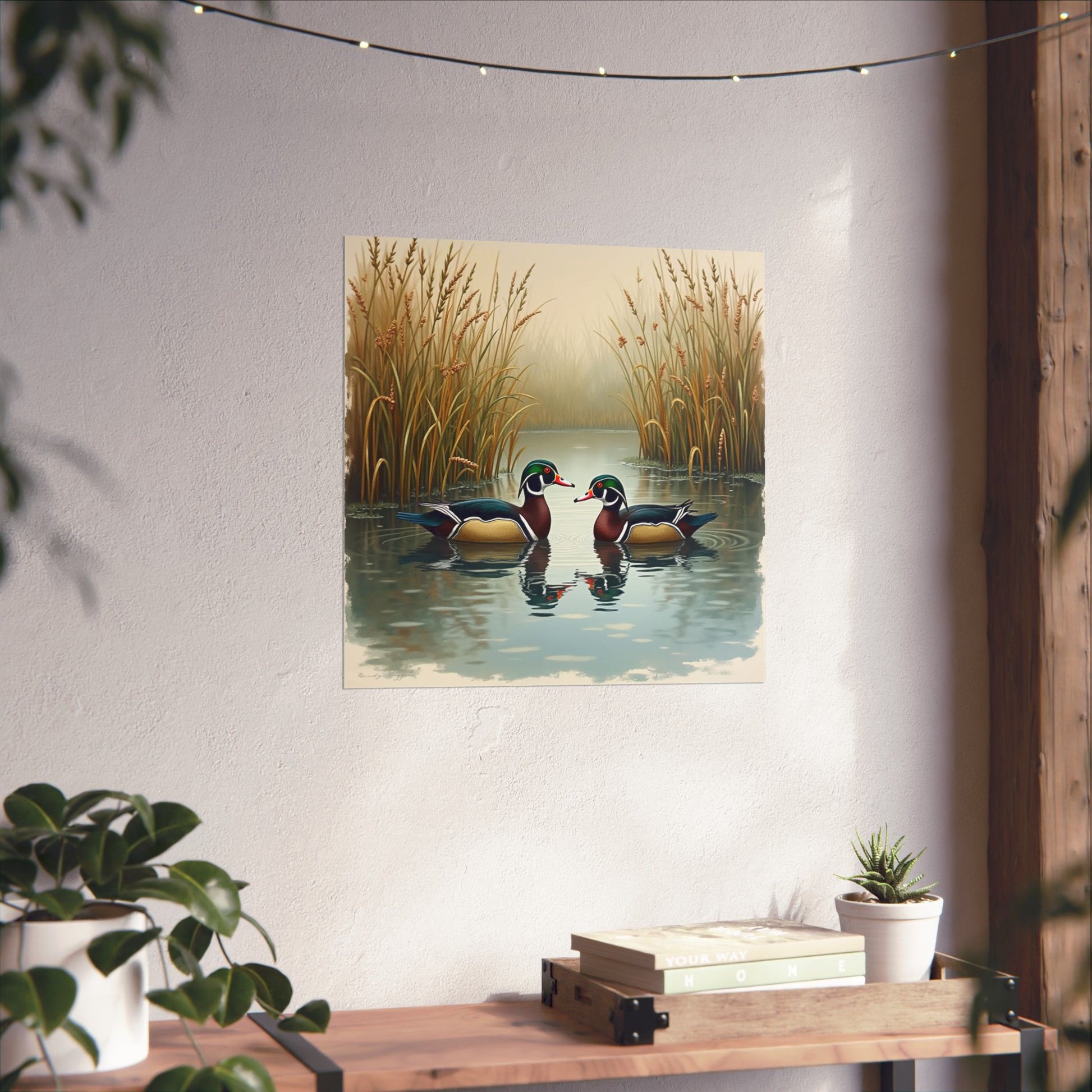 An Afternoon Refuge Wood Ducks Print