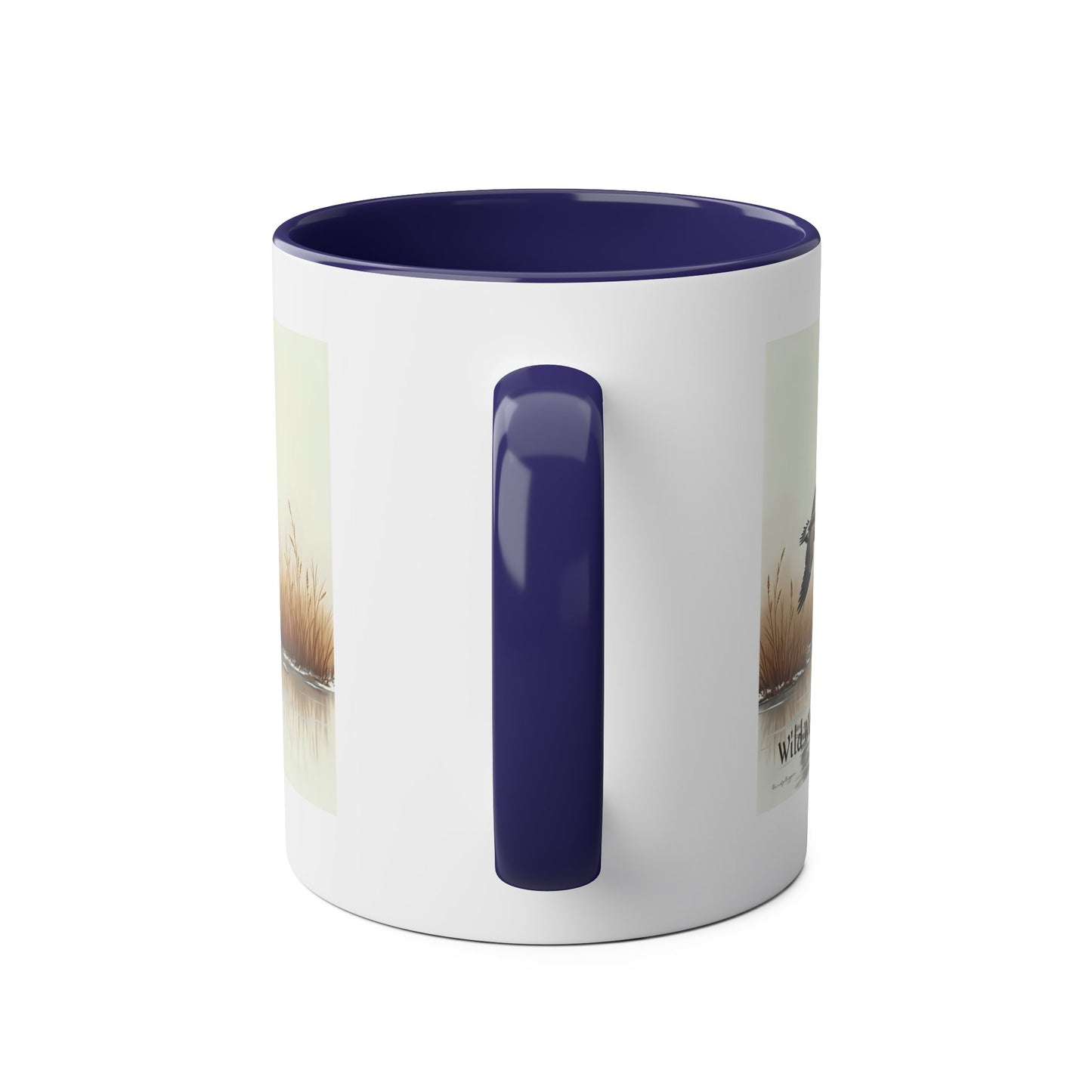 Canadian Geese Two-Tone Coffee Mugs, 11oz