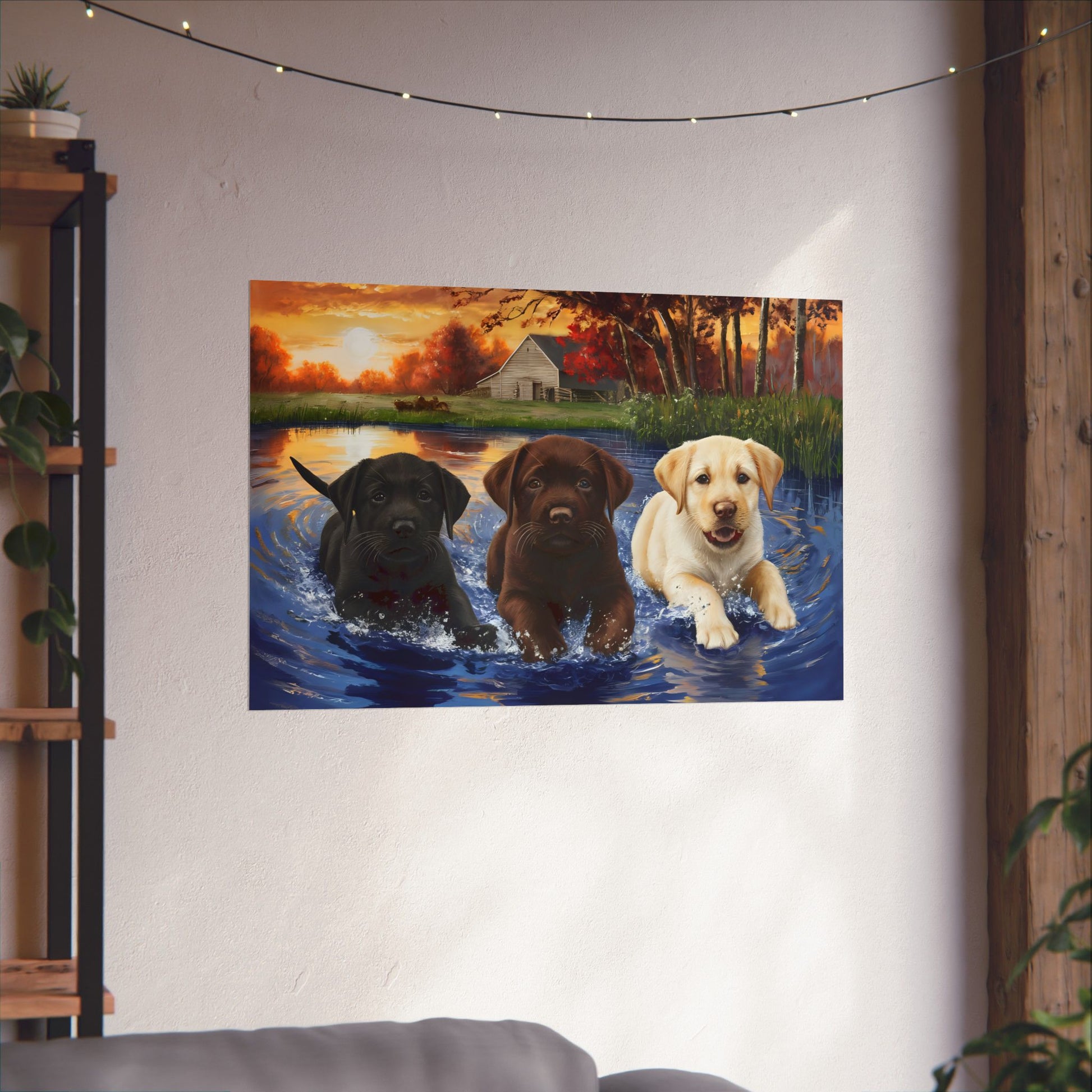 Labrador Retriever Puppies Print