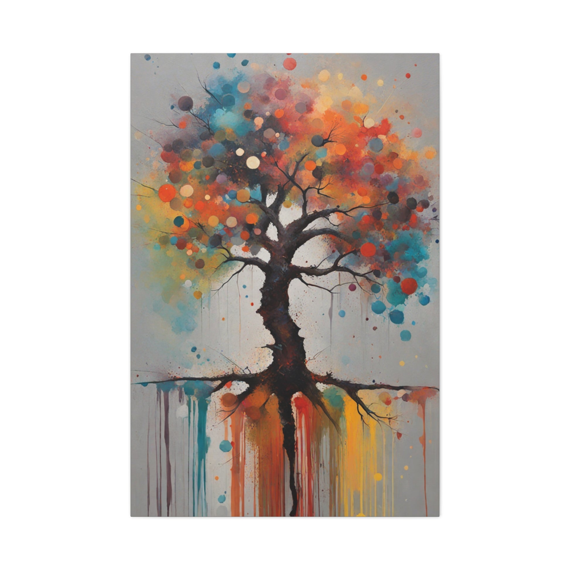 Abstract Tree Canvas Gallery Wraps