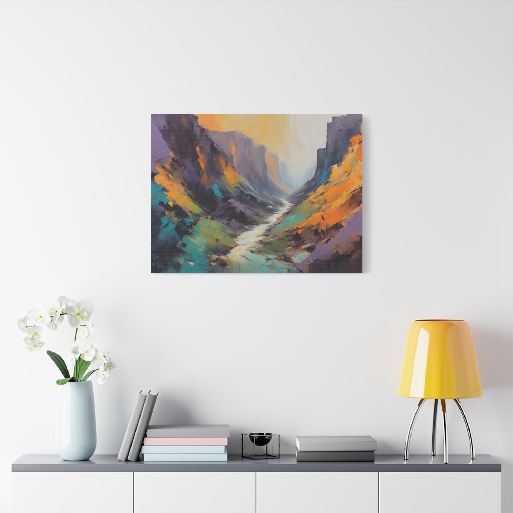 Grand Canyon Abstract Matte Canvas Print