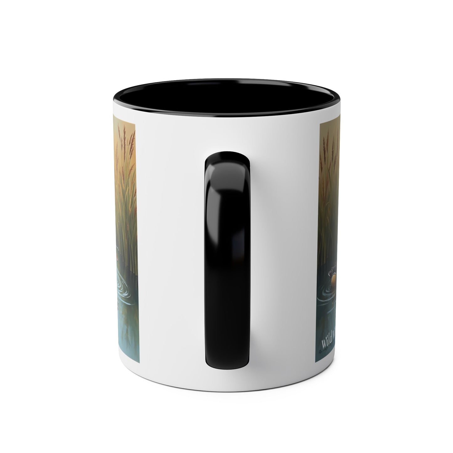 Wood Ducks Two-Tone Coffee Mug, 11oz