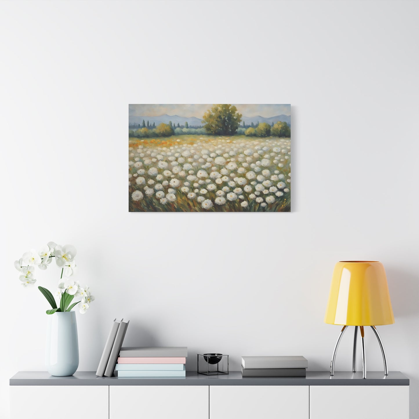 Field of Wildflowers Impressionist Print