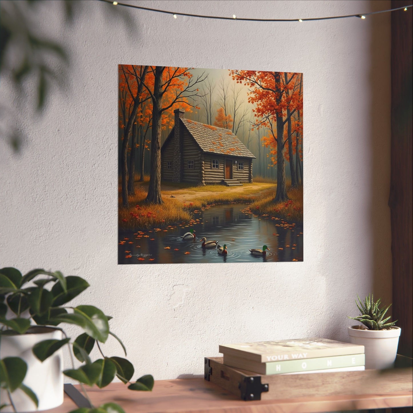 Autumn Hideout Duck Print