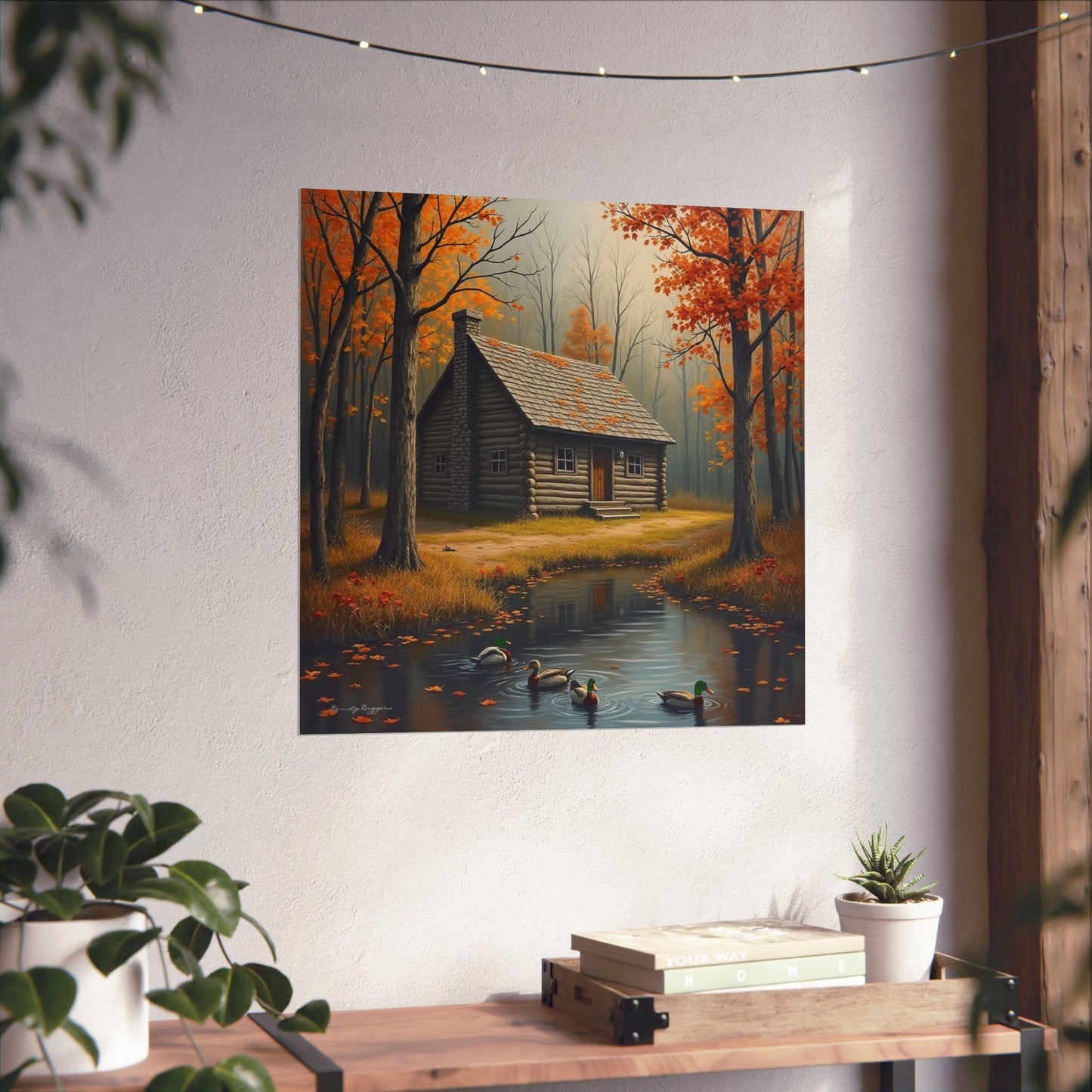 Autumn Hideout Duck Print