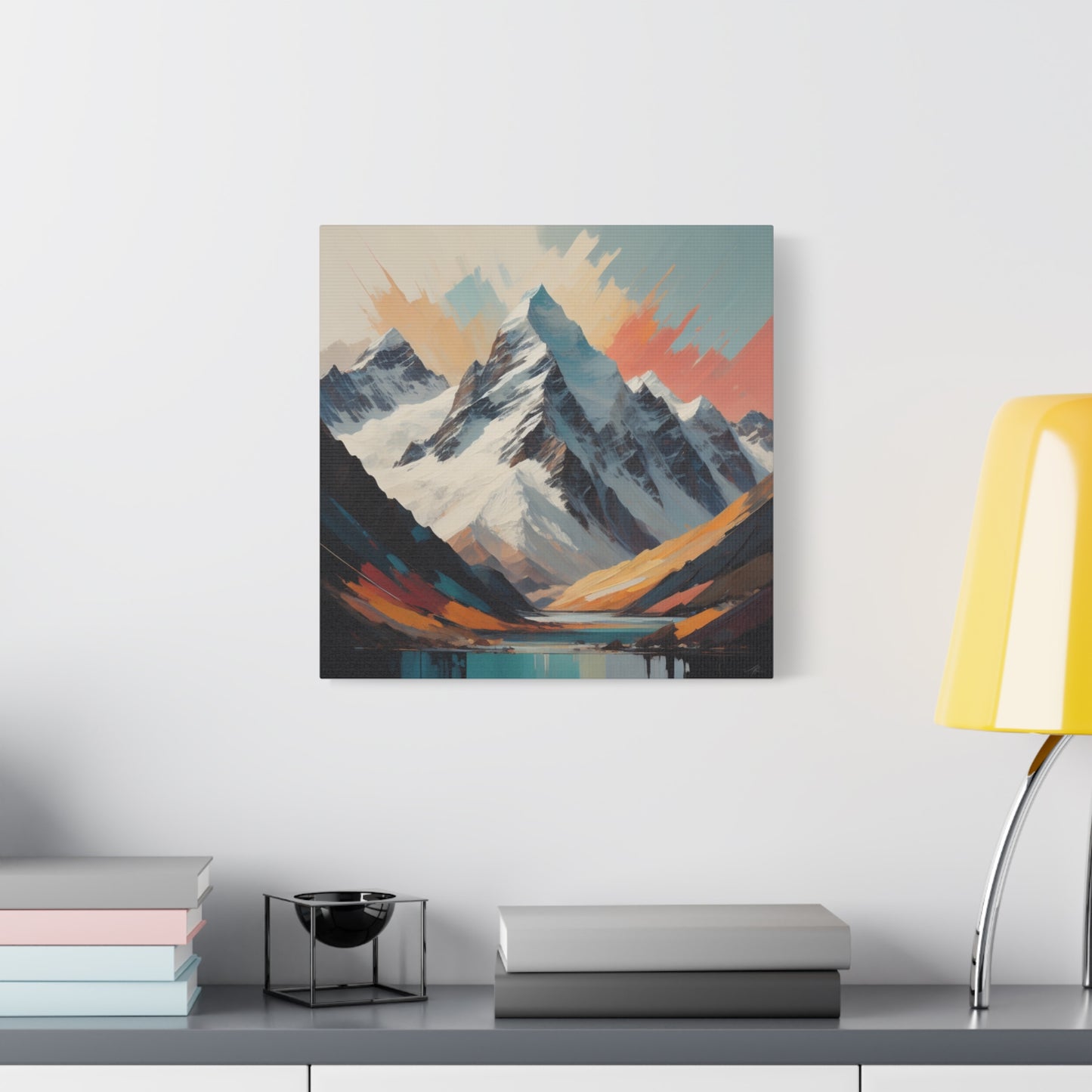 Abstract Southern Alps Canvas Print