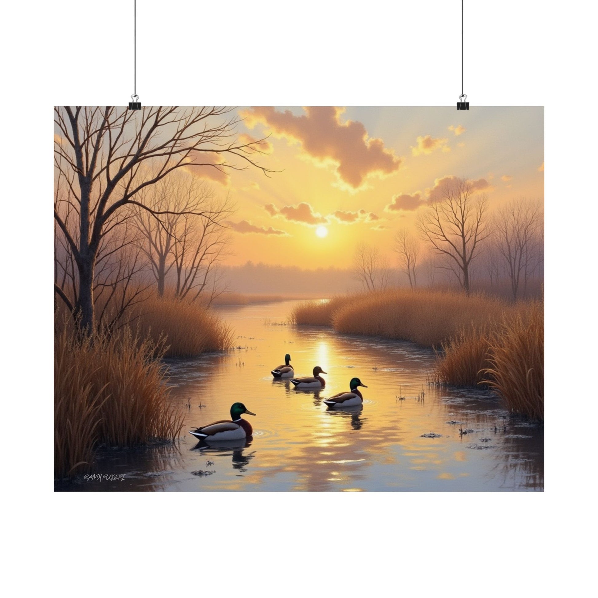 Marshland Mallards Print