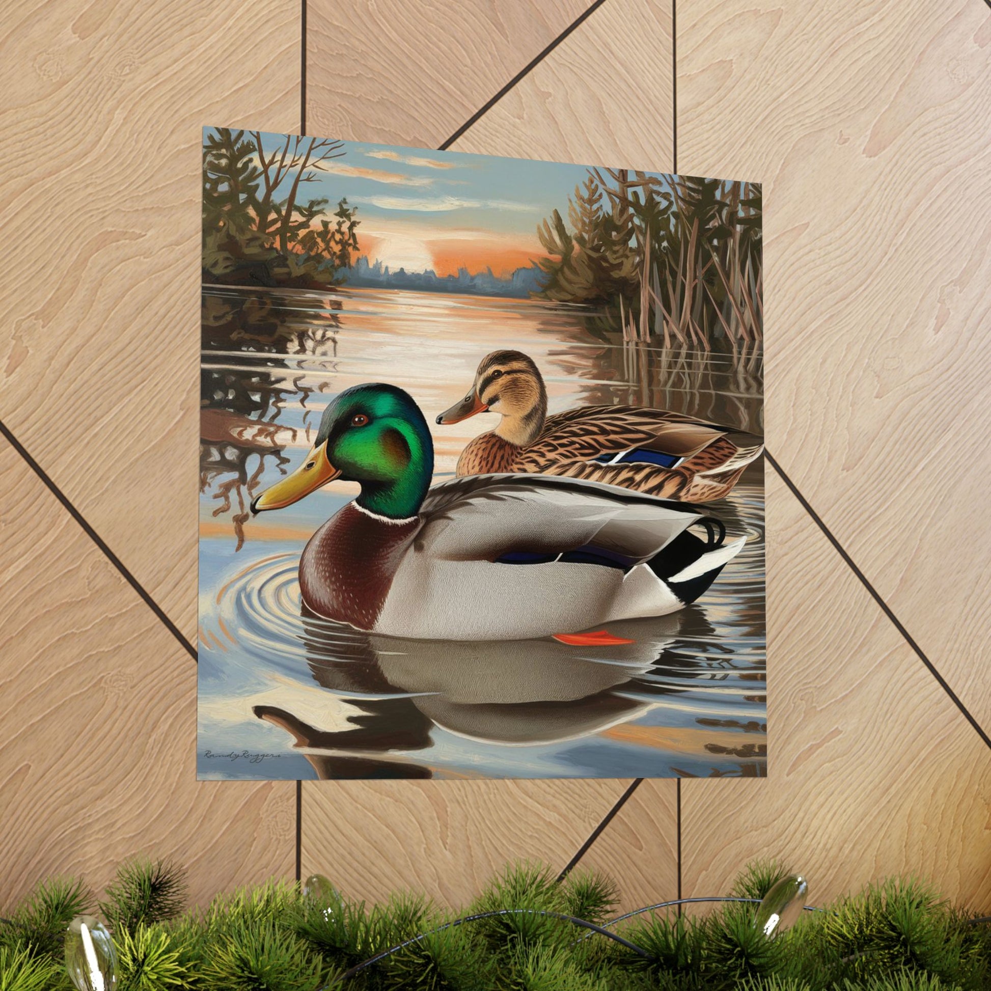 Peaceful Companionship Mallard Print