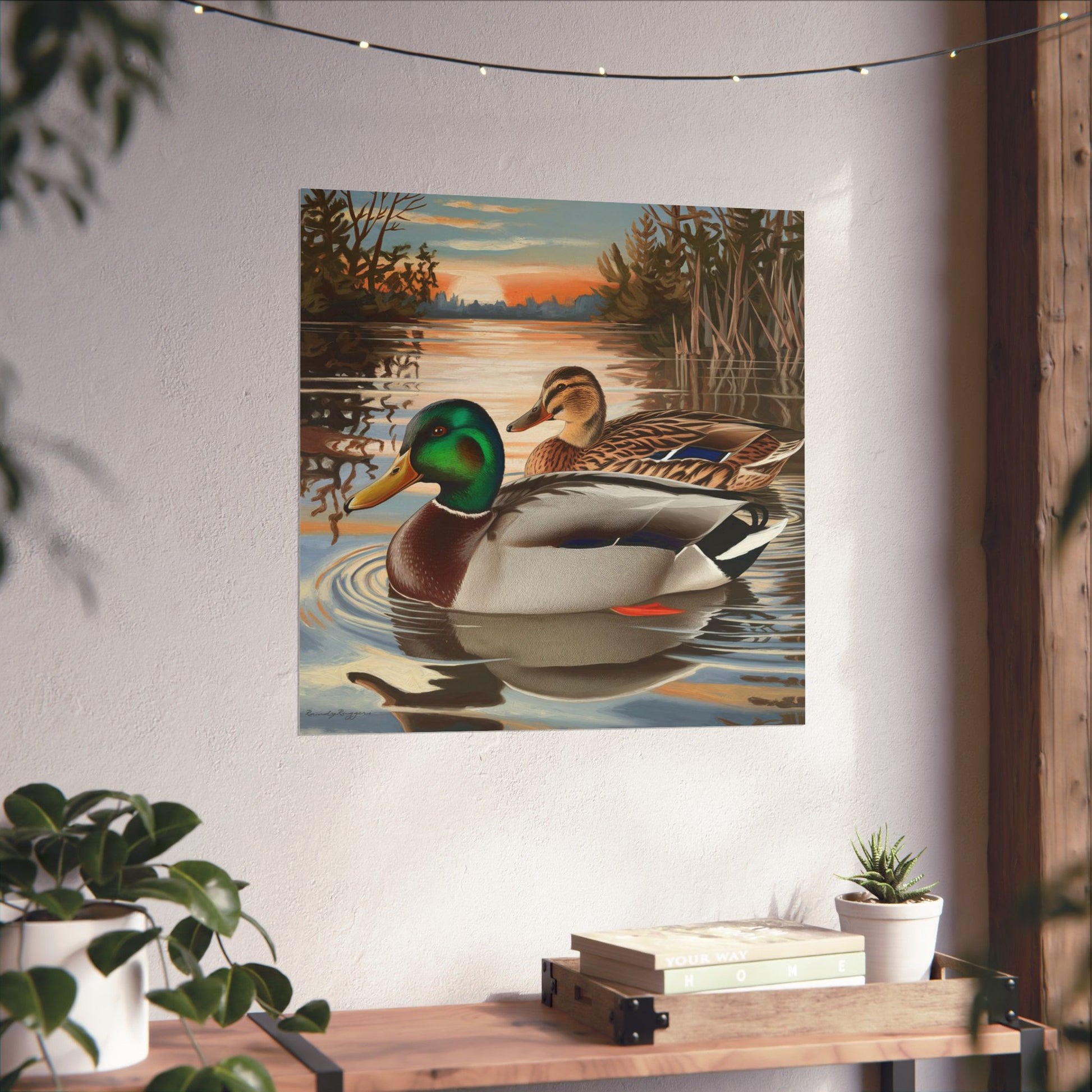 Peaceful Companionship Mallard Print