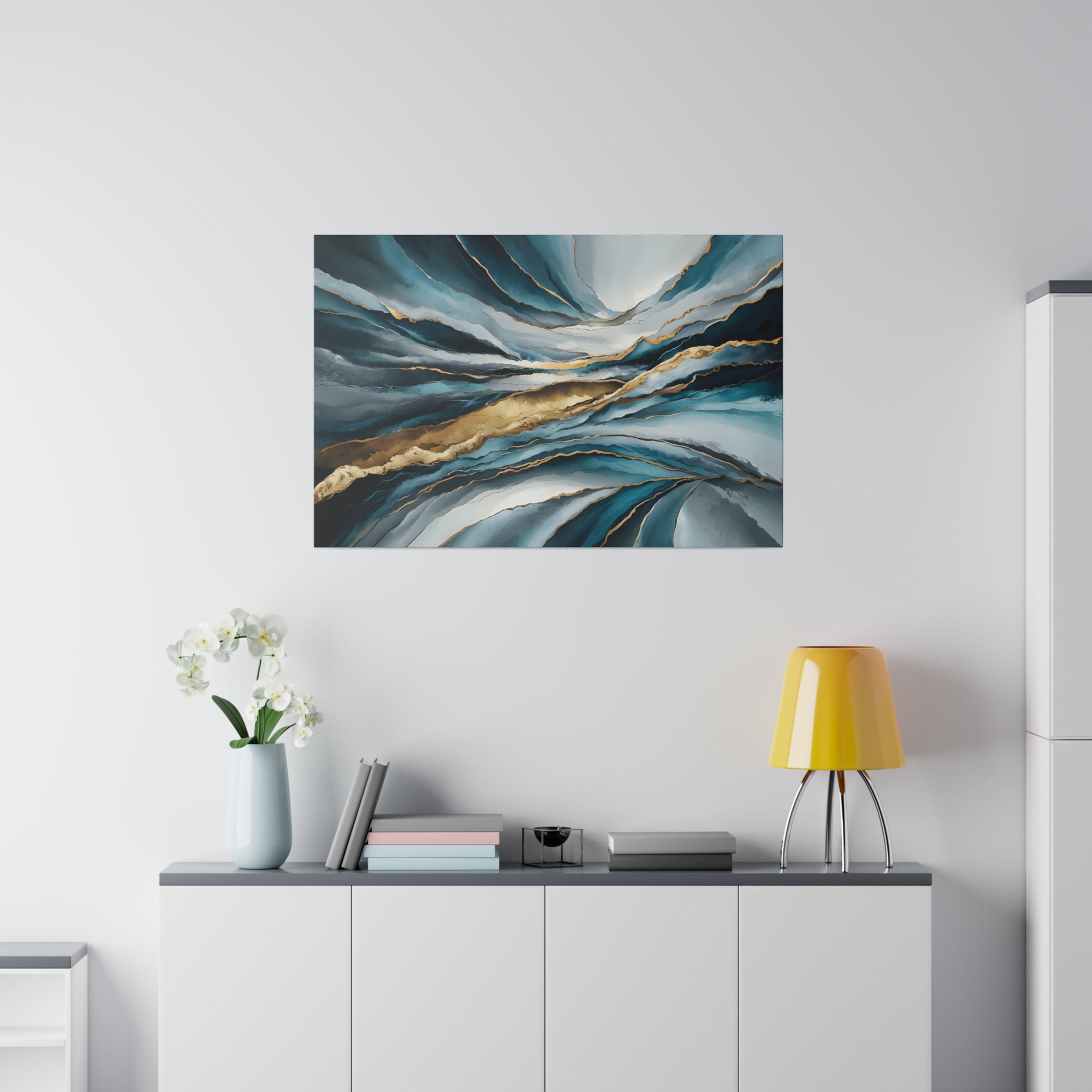 Abstract Landscape Matte Canvas Print