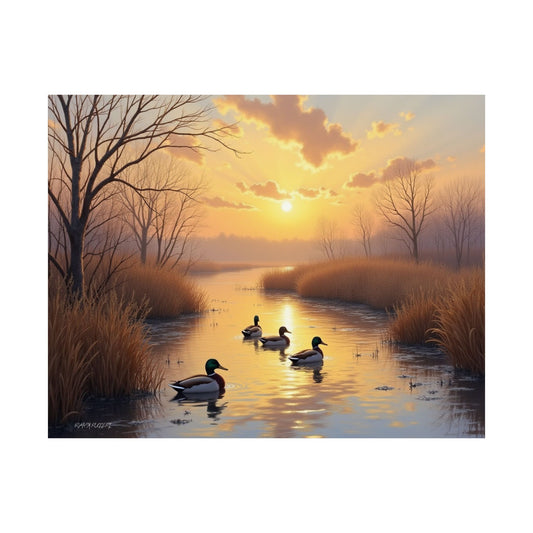 Marshland Mallards Print