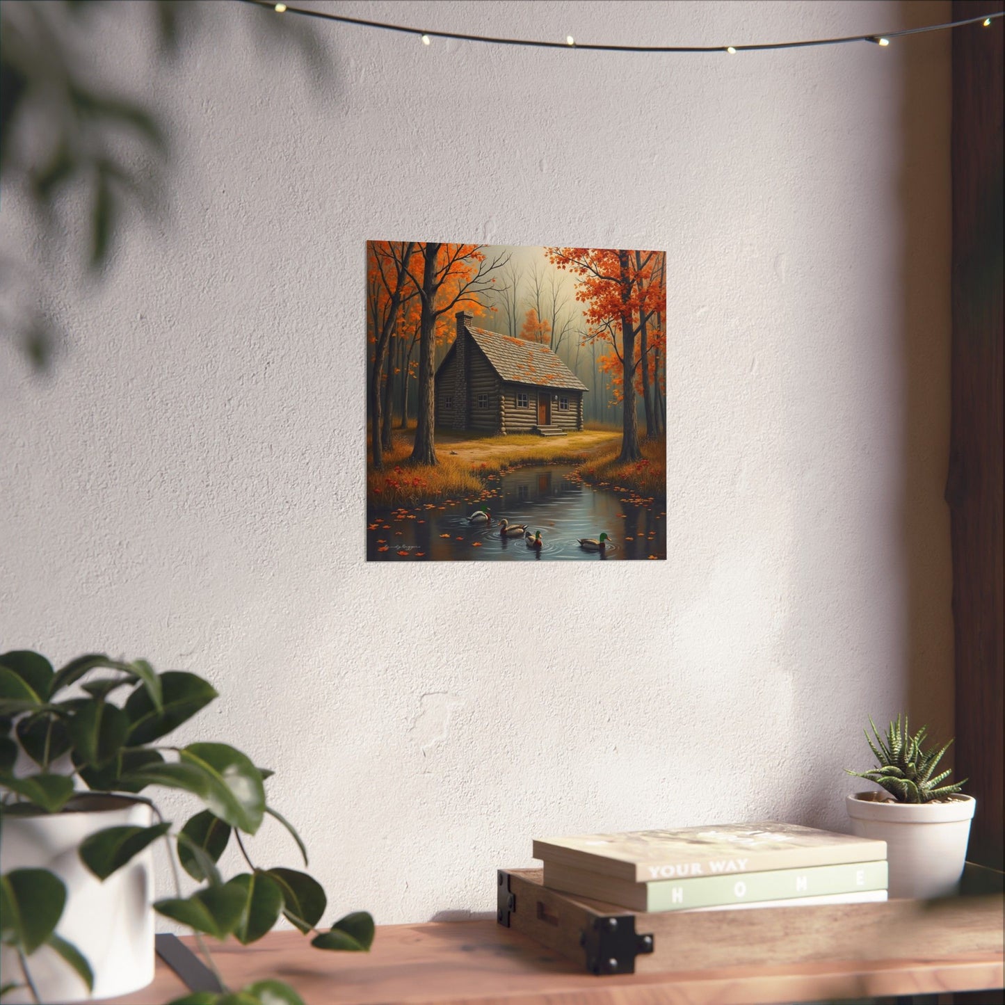 Autumn Hideout Duck Print