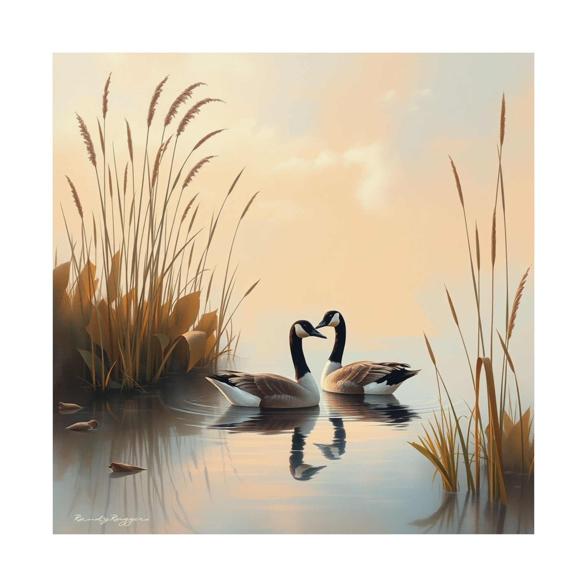 Canadian Geese Natural Sanctuary Print