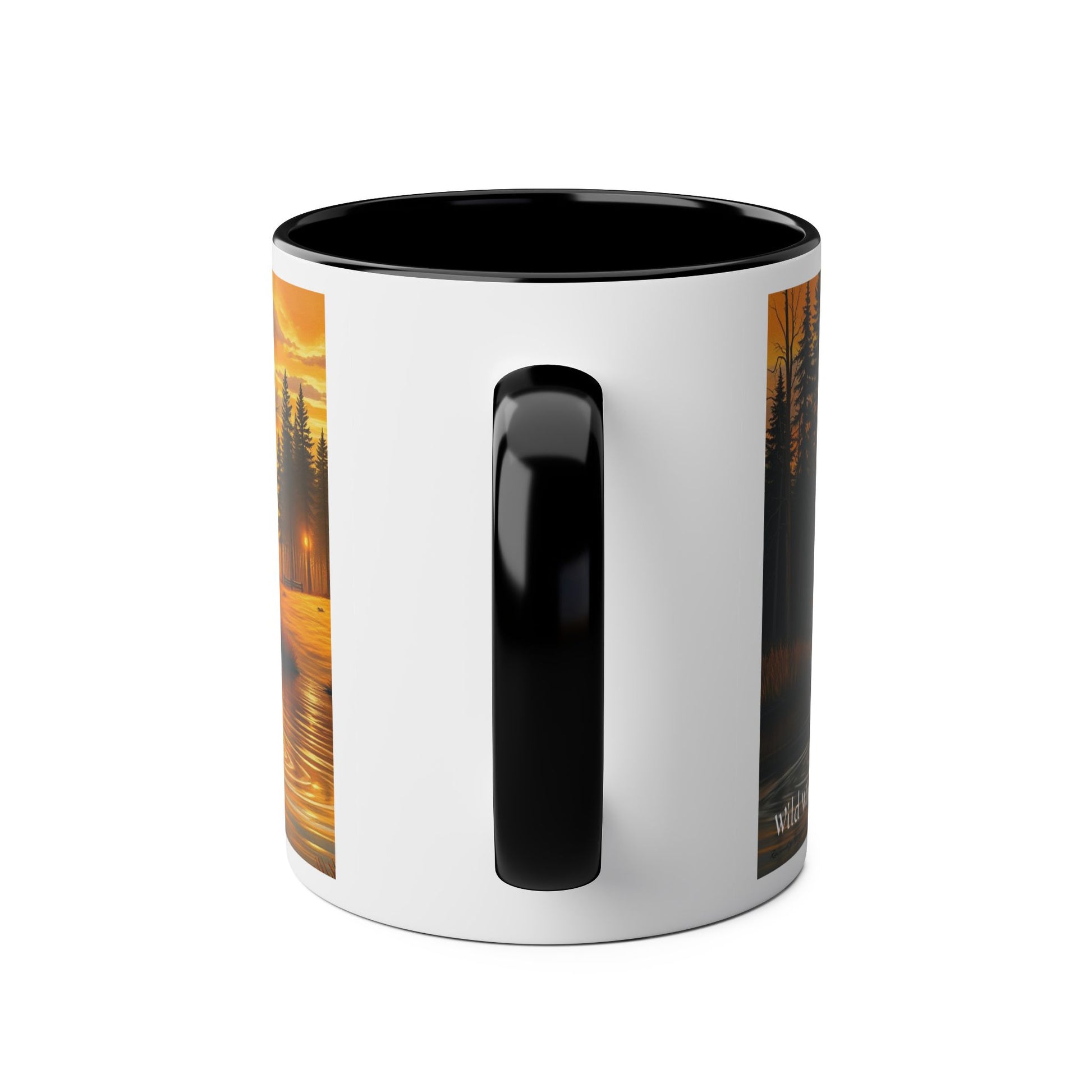 Geese Two-Tone Coffee Mug, 11oz