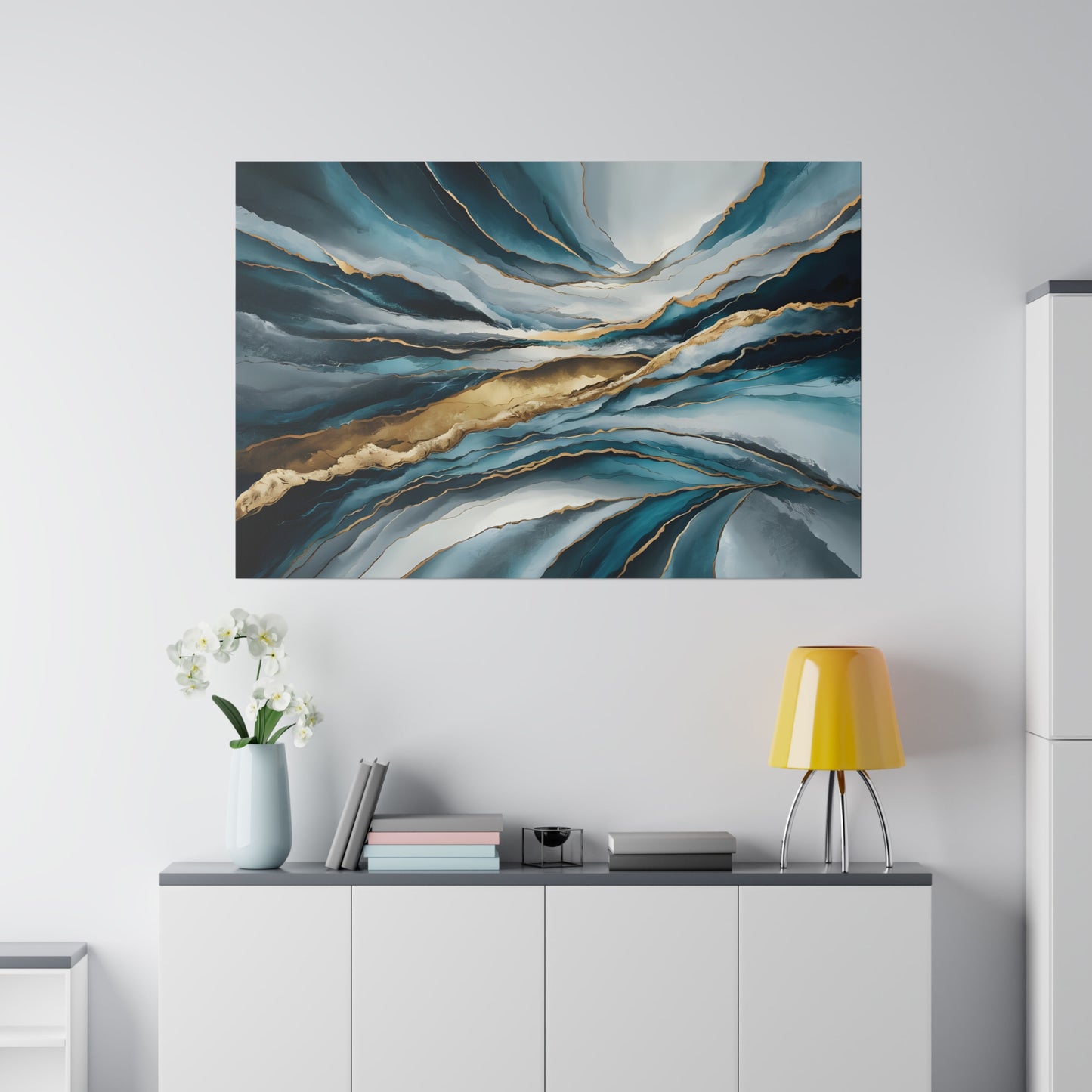 Abstract Landscape Matte Canvas Print