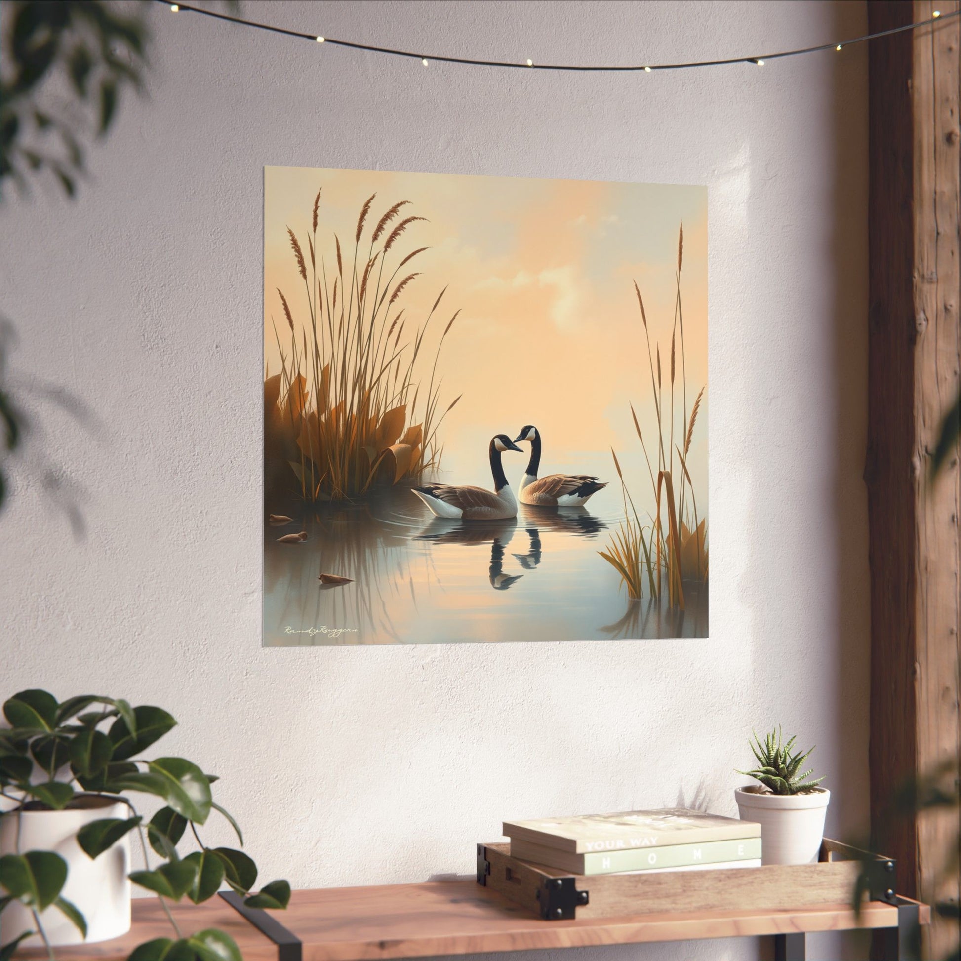 Canadian Geese Natural Sanctuary Print