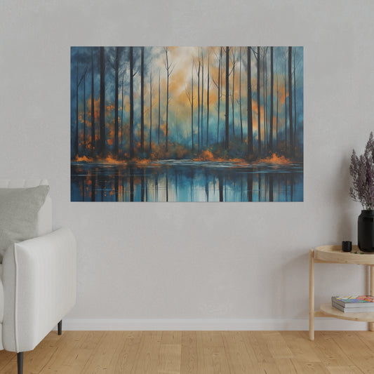 Bohemian Abstract Landscape Canvas Print