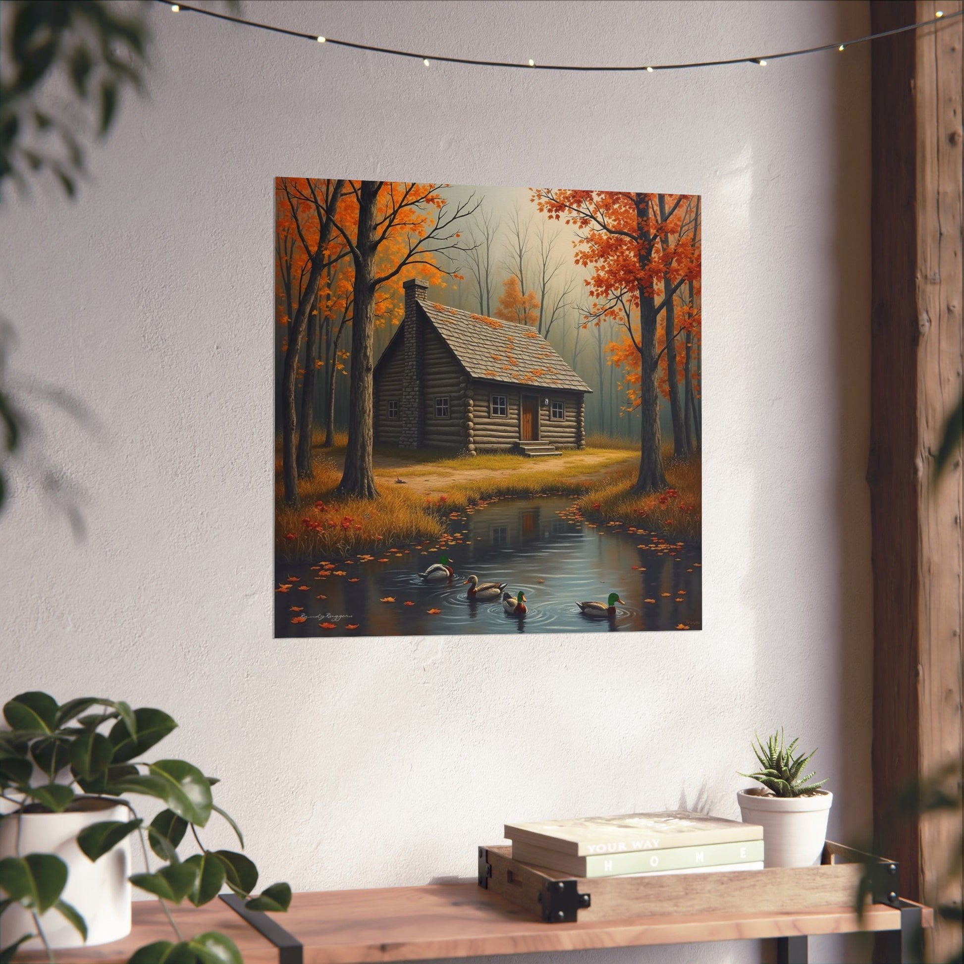 Autumn Hideout Duck Print