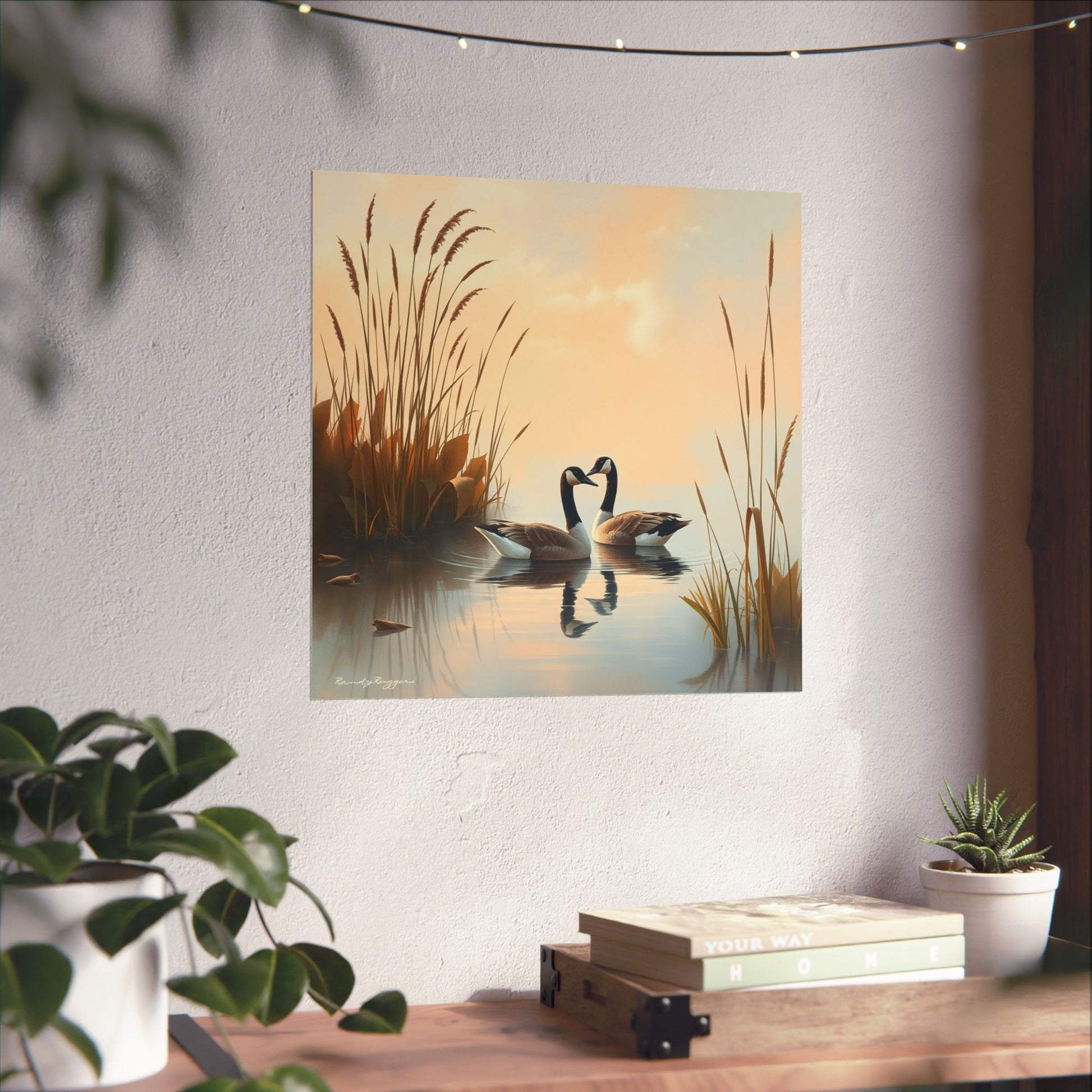 Canadian Geese Natural Sanctuary Print