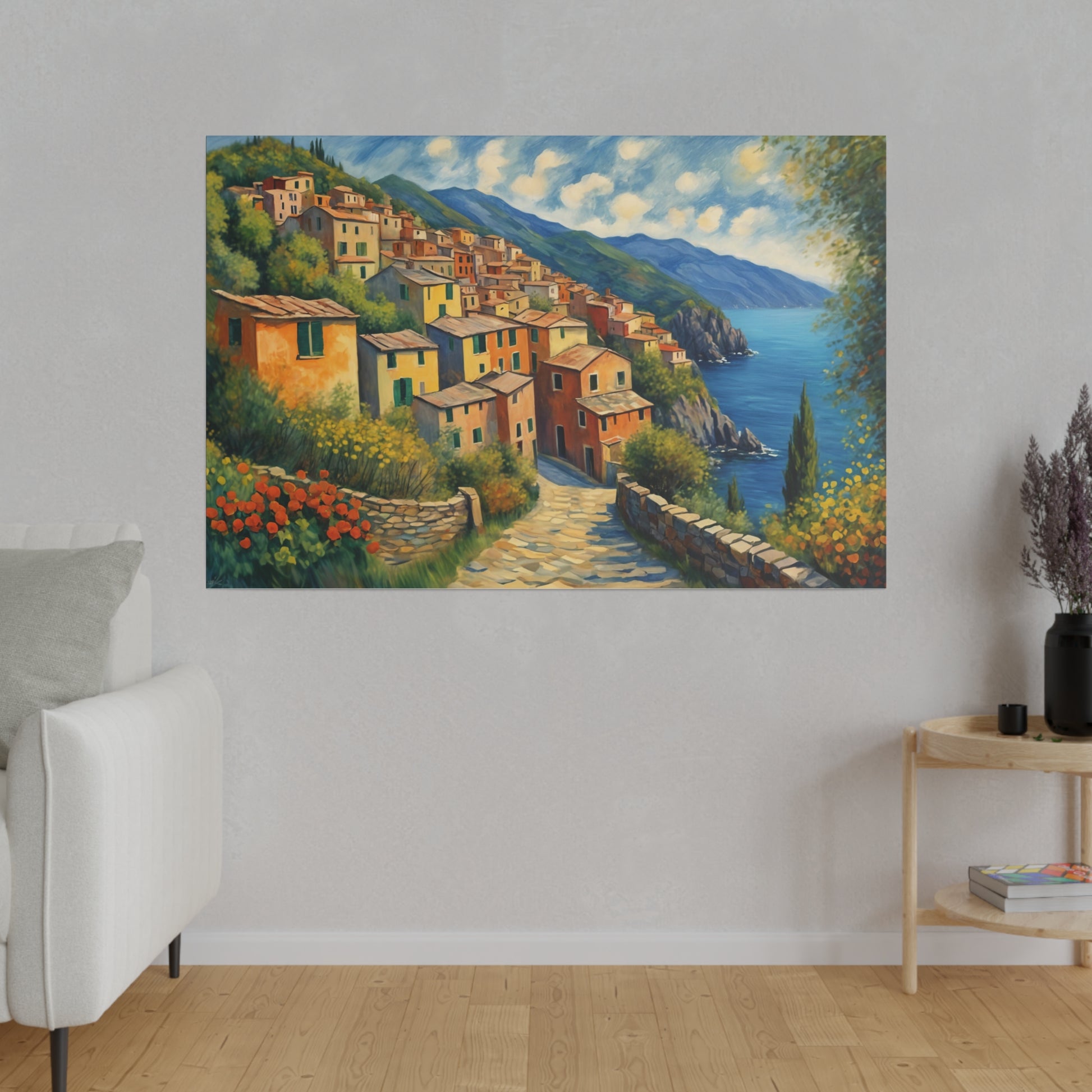 Italian Village of Cinque Terre Canvas Print