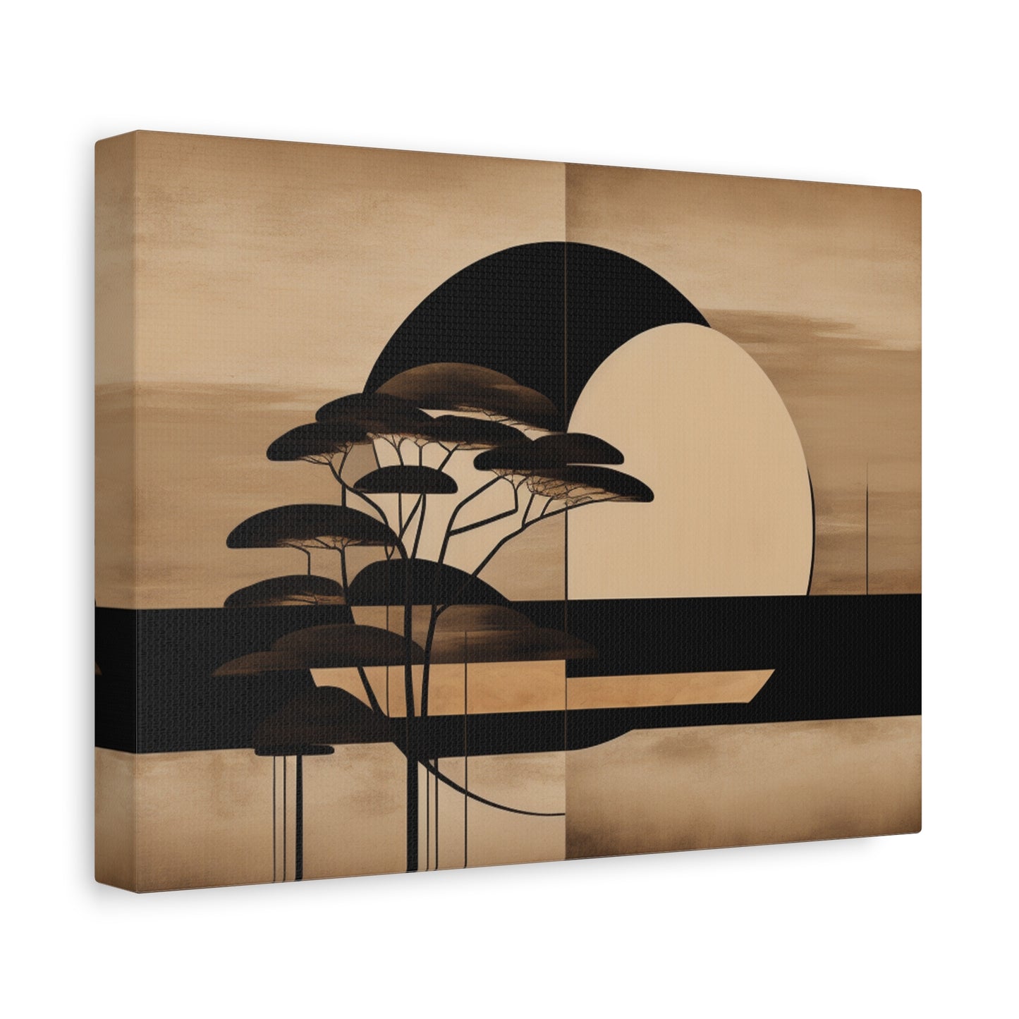 Abstract Japanese Matte Canvas Print