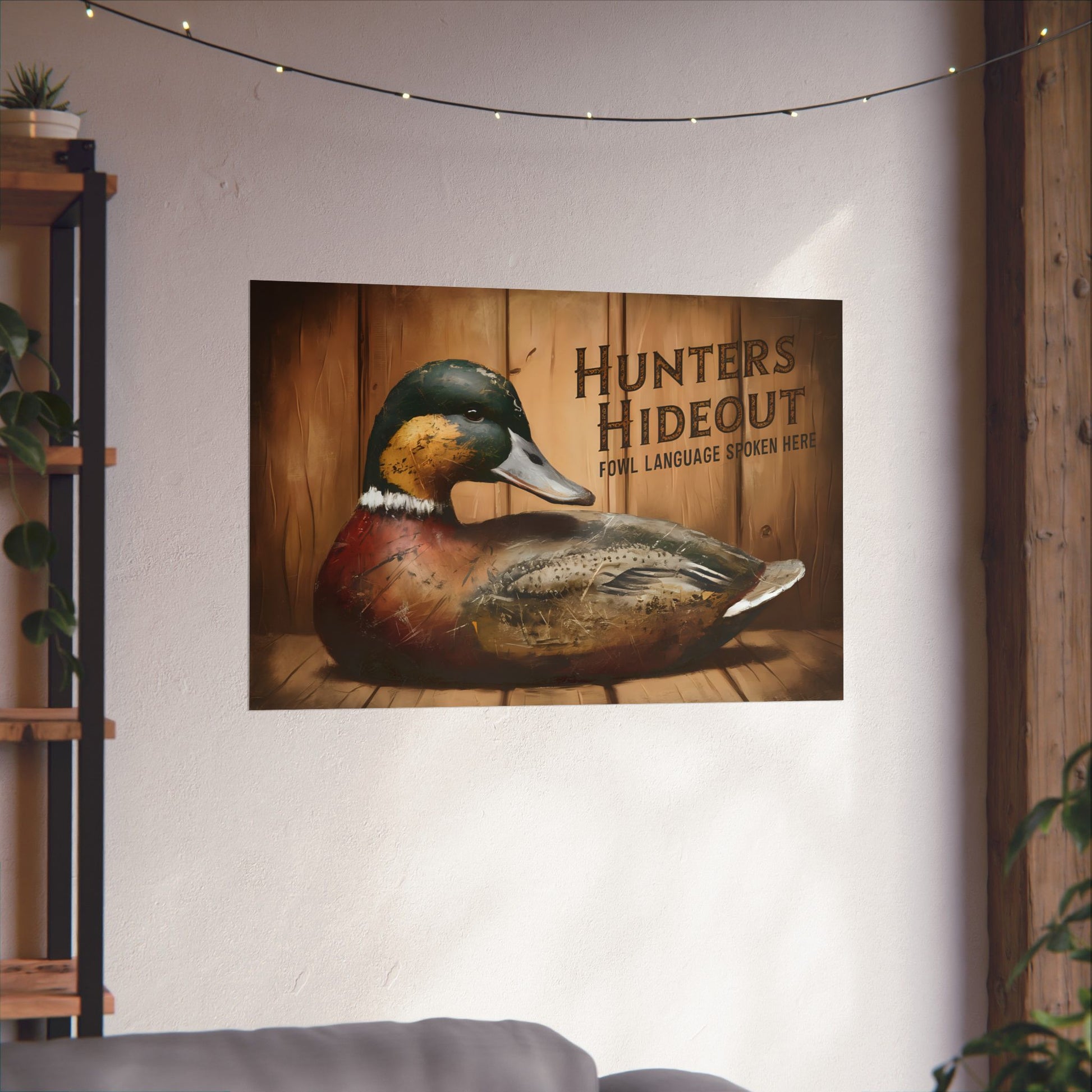 Duck Hunters Man Cave Print