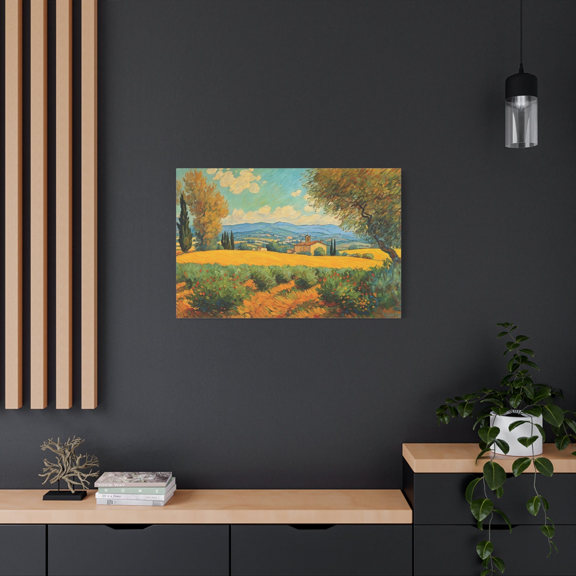 UMBRIA ITALIAN LANDSCAPE CANVAS PRINT