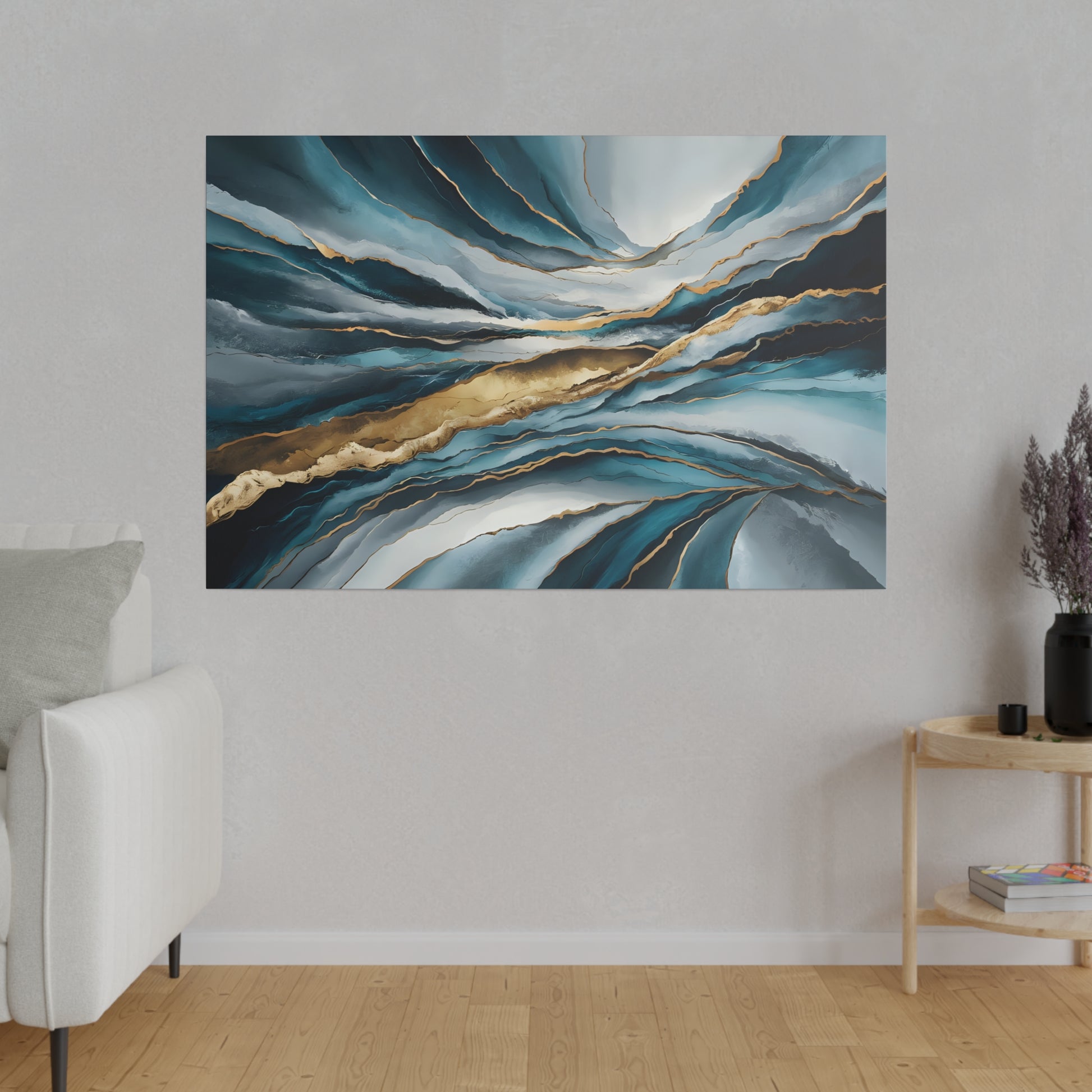 Abstract Landscape Matte Canvas Print