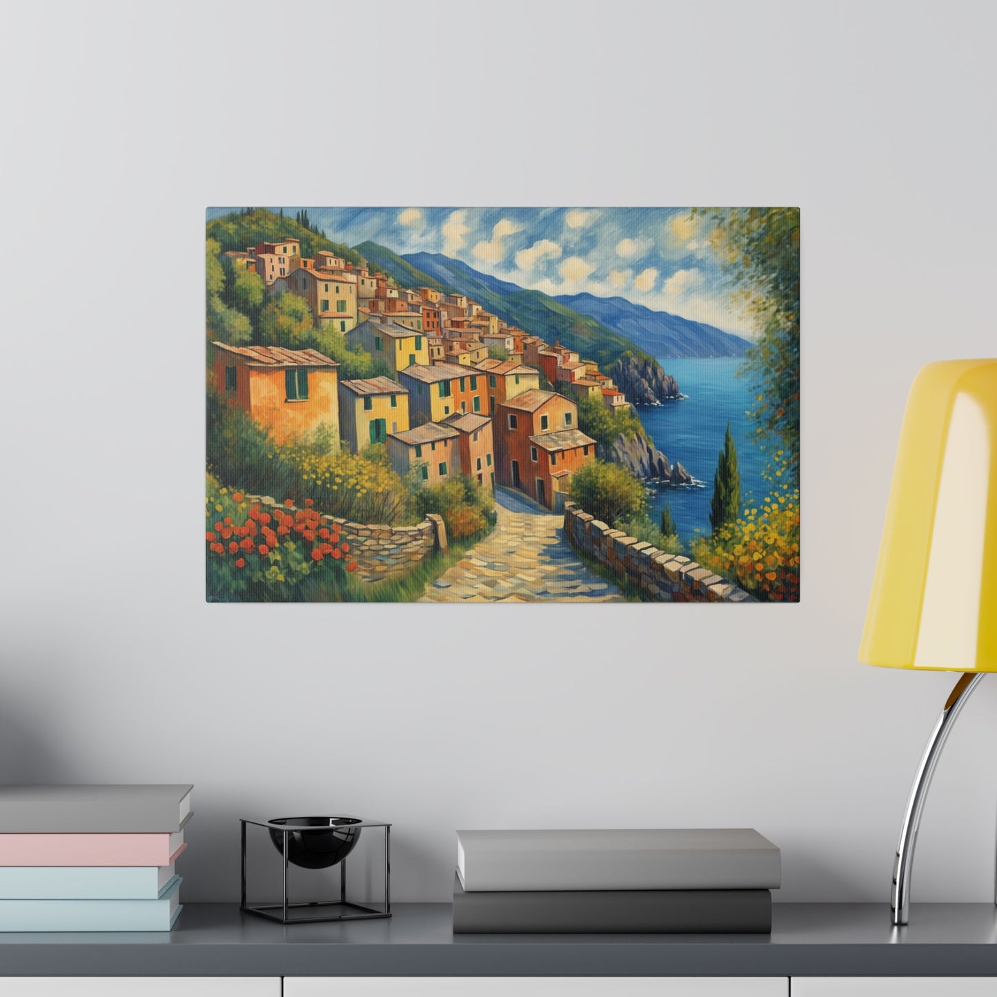 Italian Village of Cinque Terre Canvas Print