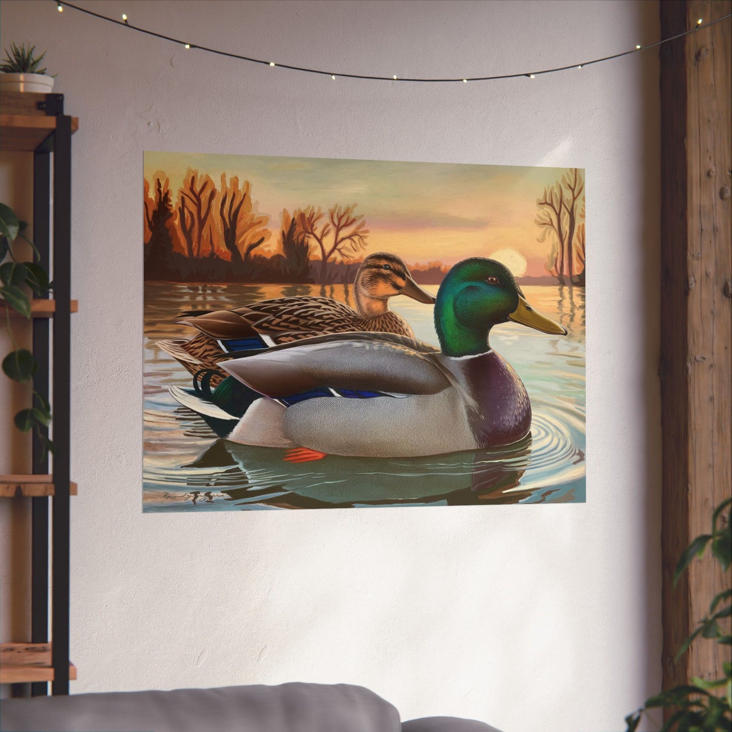 Peaceful Companionship Mallard Print