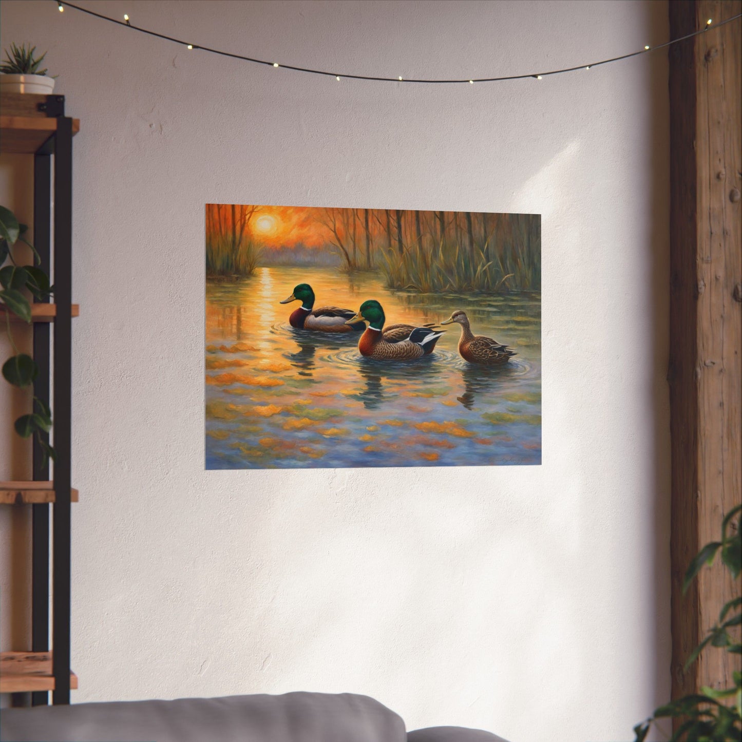 Twilight Refuge Flooded Timber Duck Print