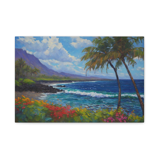 Tropical Breeze Matte Canvas Print