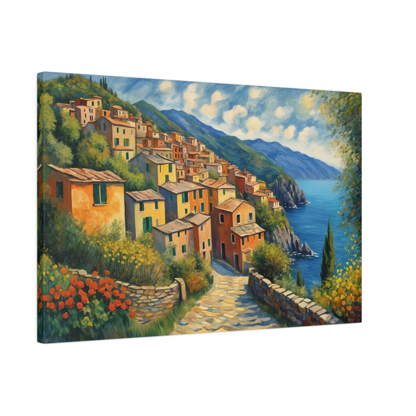 Italian Village of Cinque Terre Canvas Print