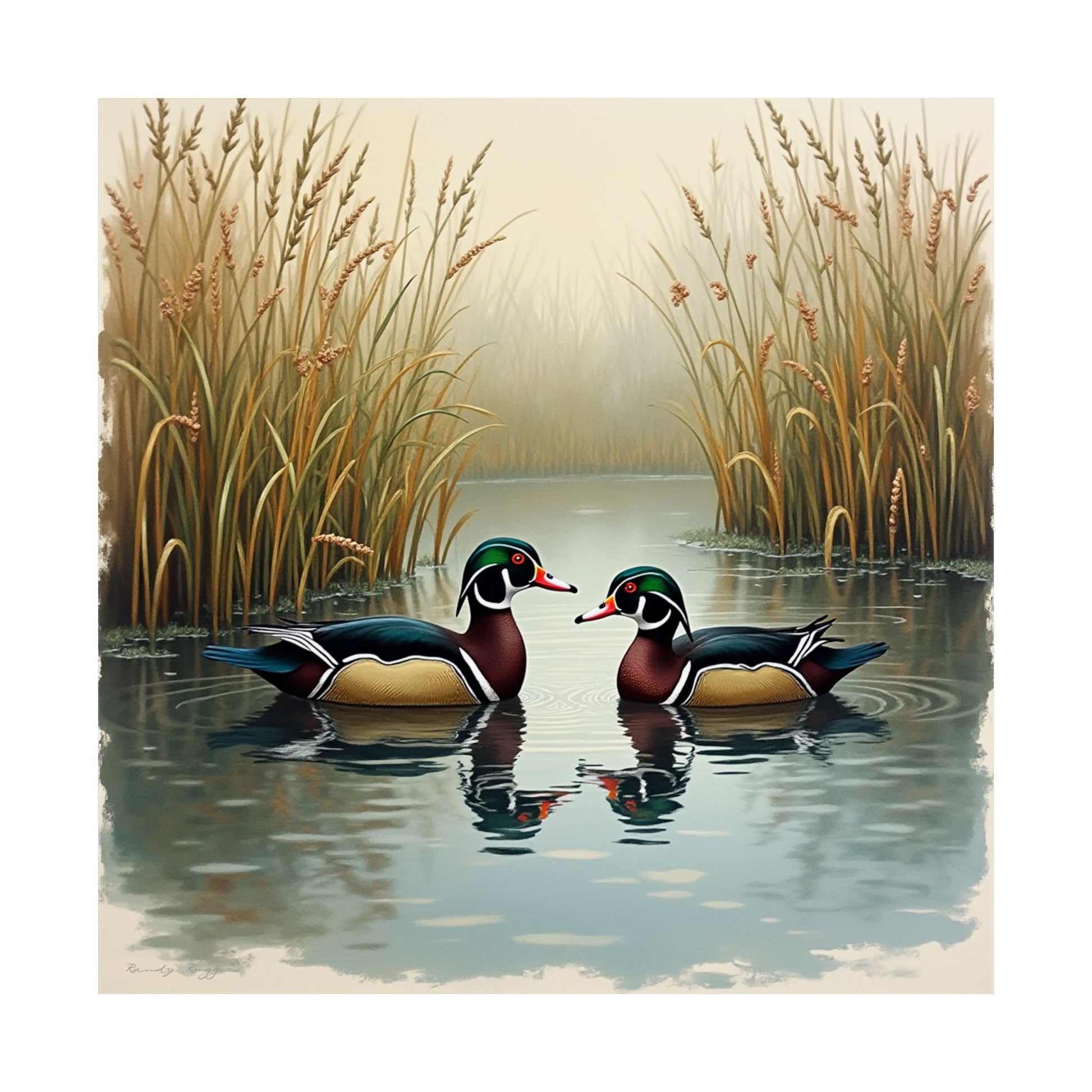 An Afternoon Refuge Wood Ducks Print