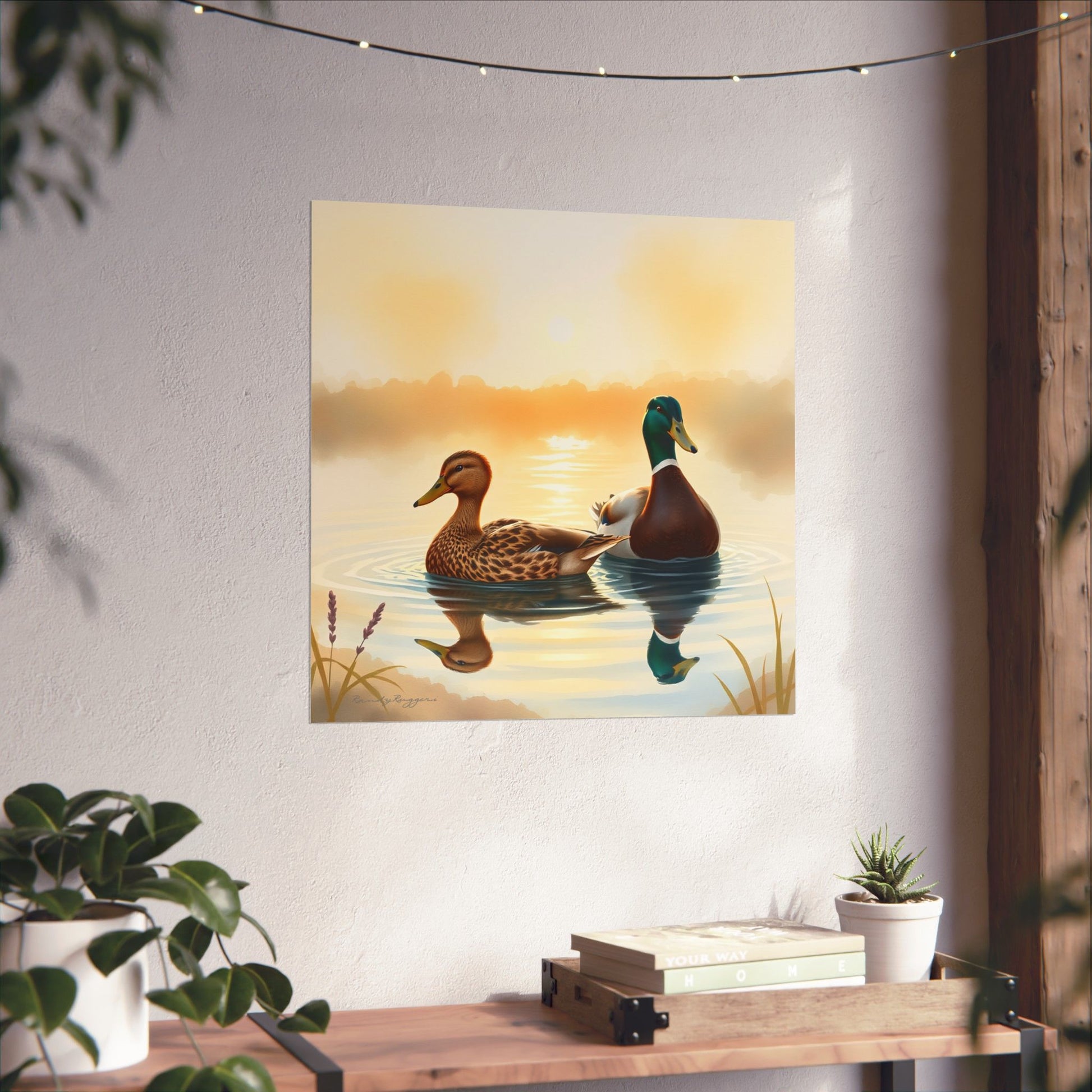 Mallards in the Marsh Duck Prints