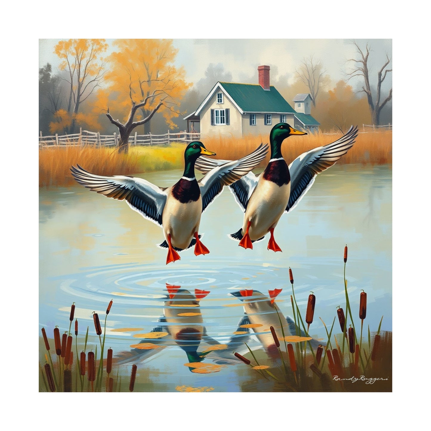 Touch Down Mallards Print