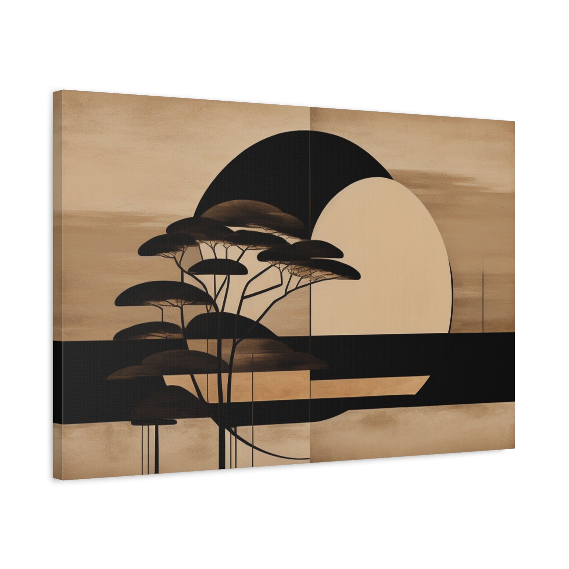 Abstract Japanese Matte Canvas Print