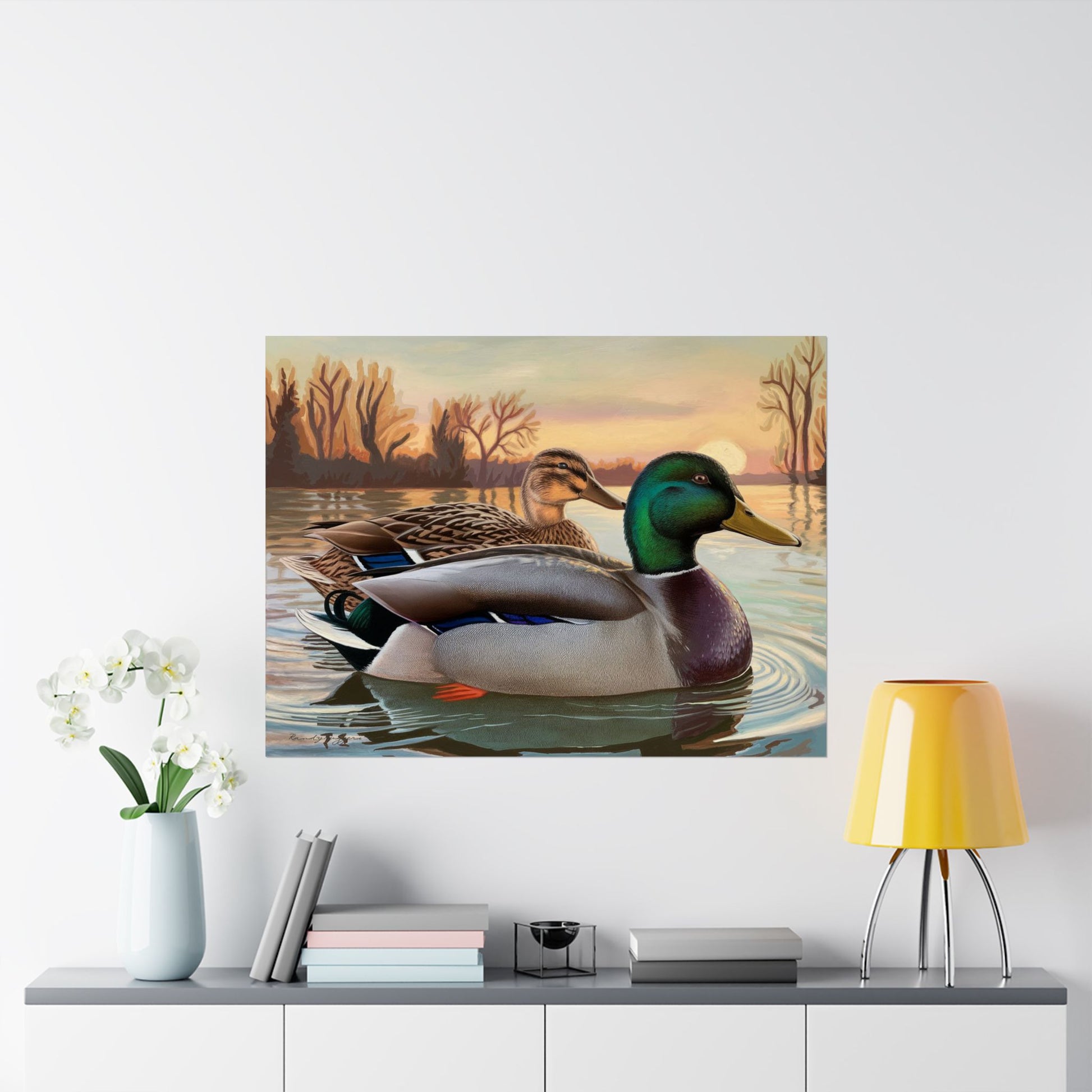 Peaceful Companionship Mallard Print