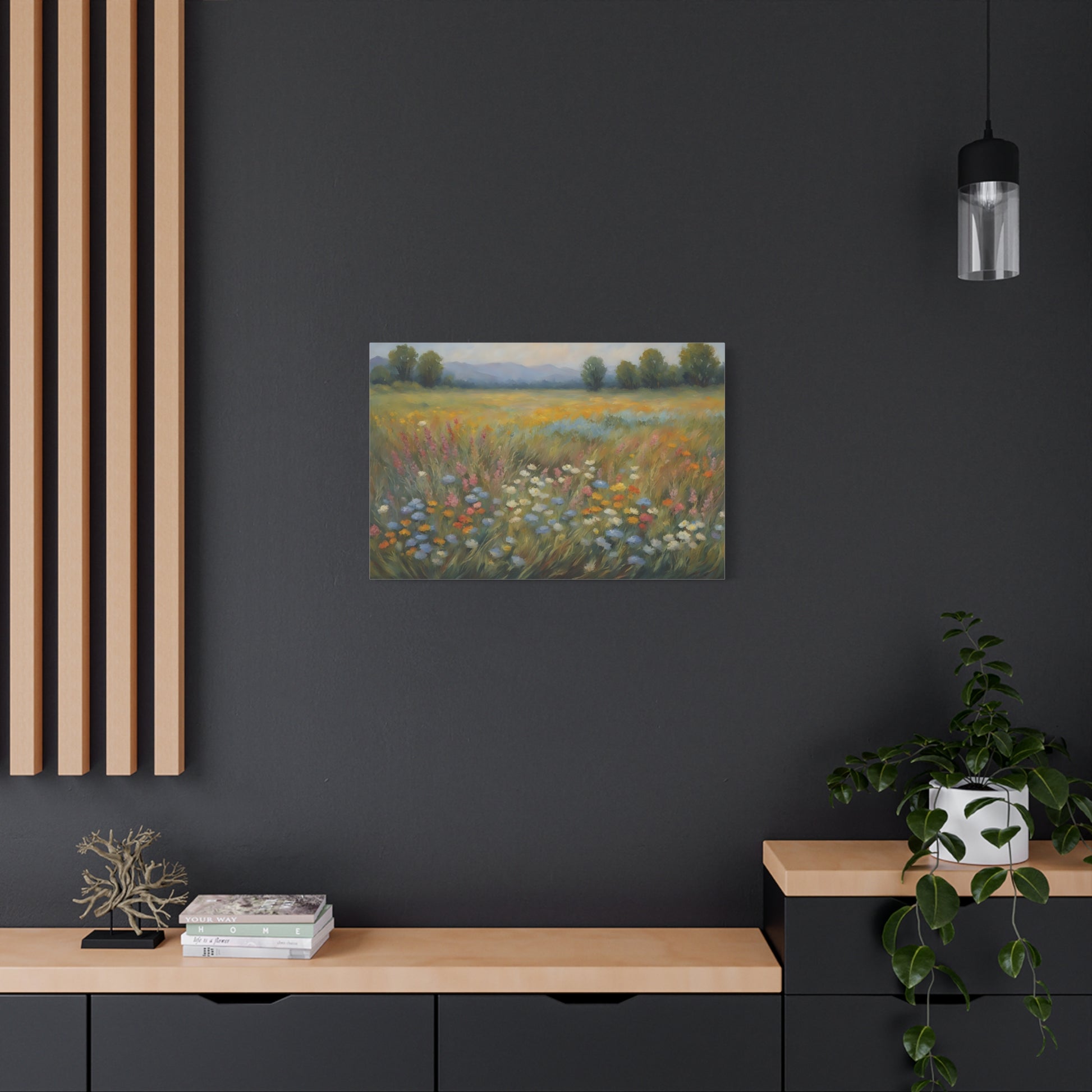 Field of Wildflowers Impressionist Print