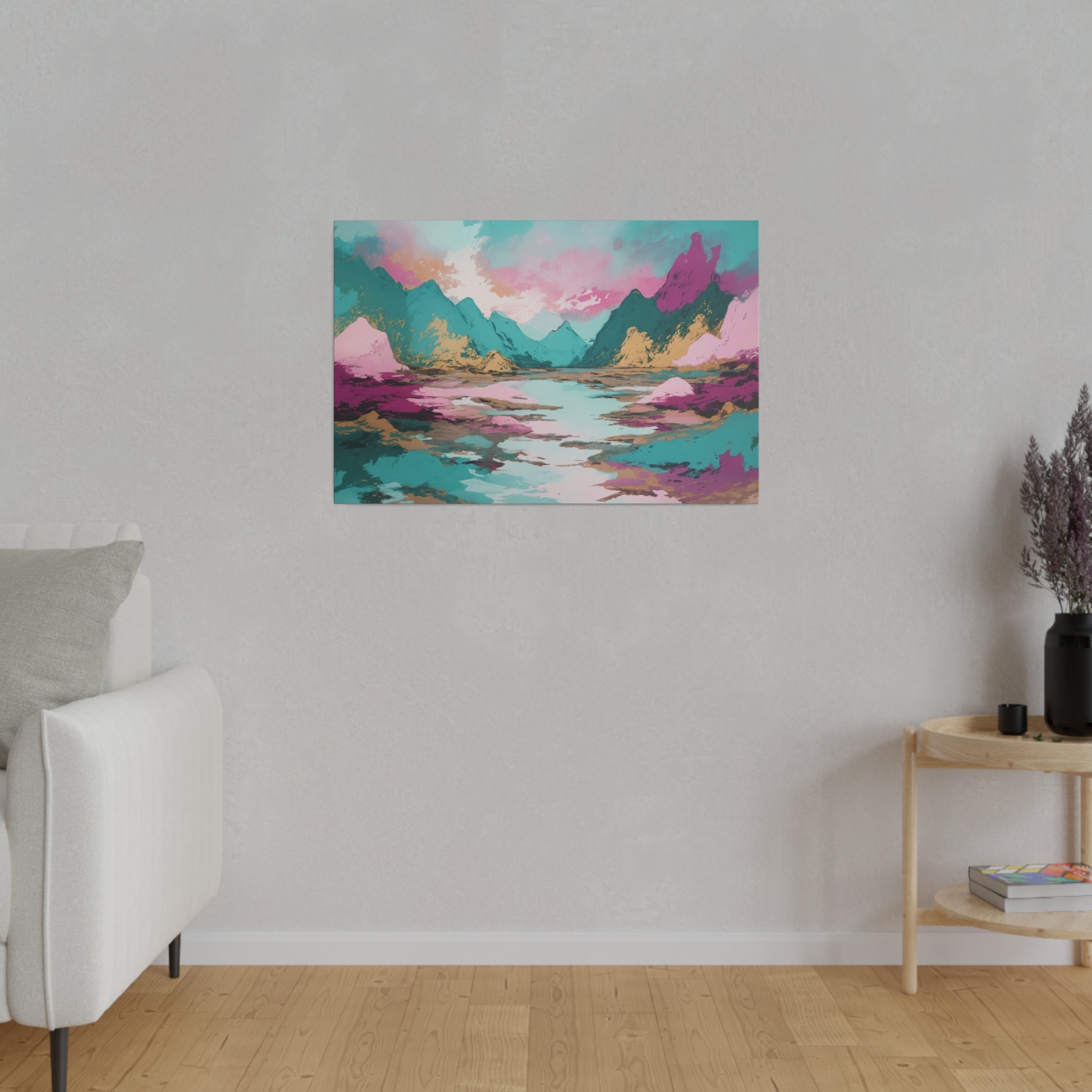 Abstract Western Landscape Wall Art