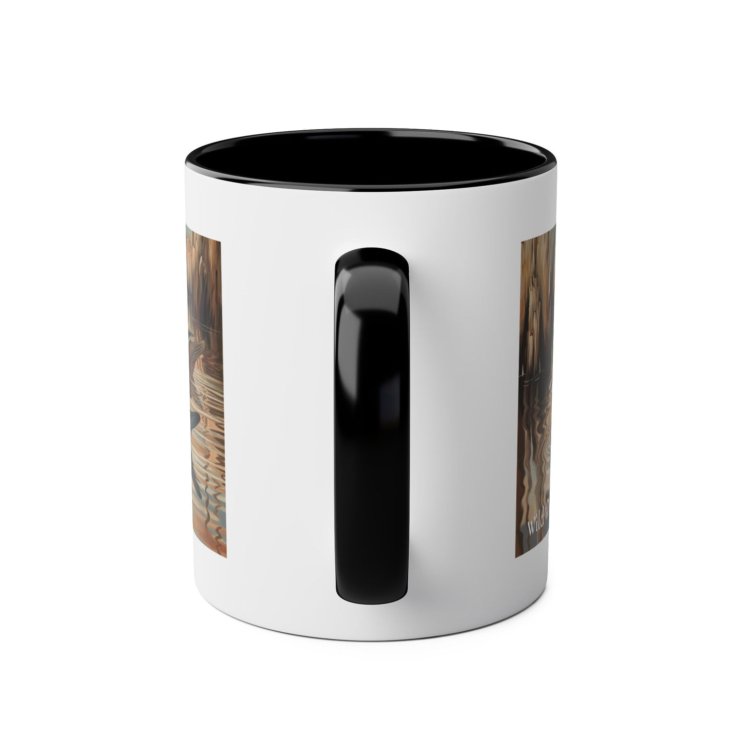 Wood Ducks Two-Tone Coffee Mug, 11oz