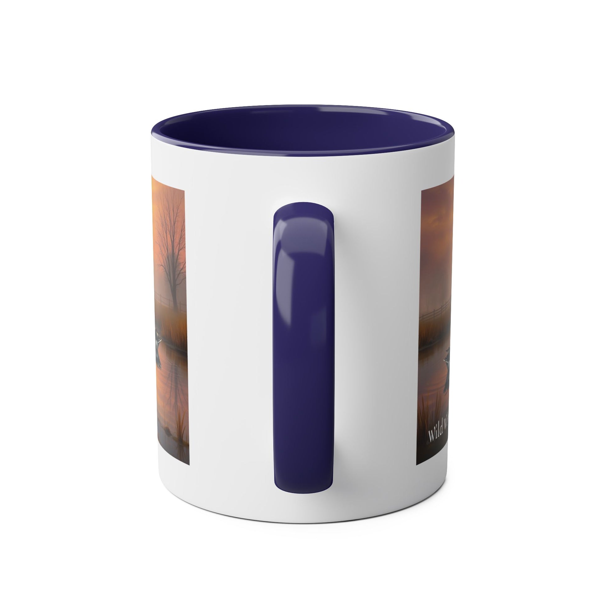 Mallard Duck Two-Tone Coffee Mug, 11oz